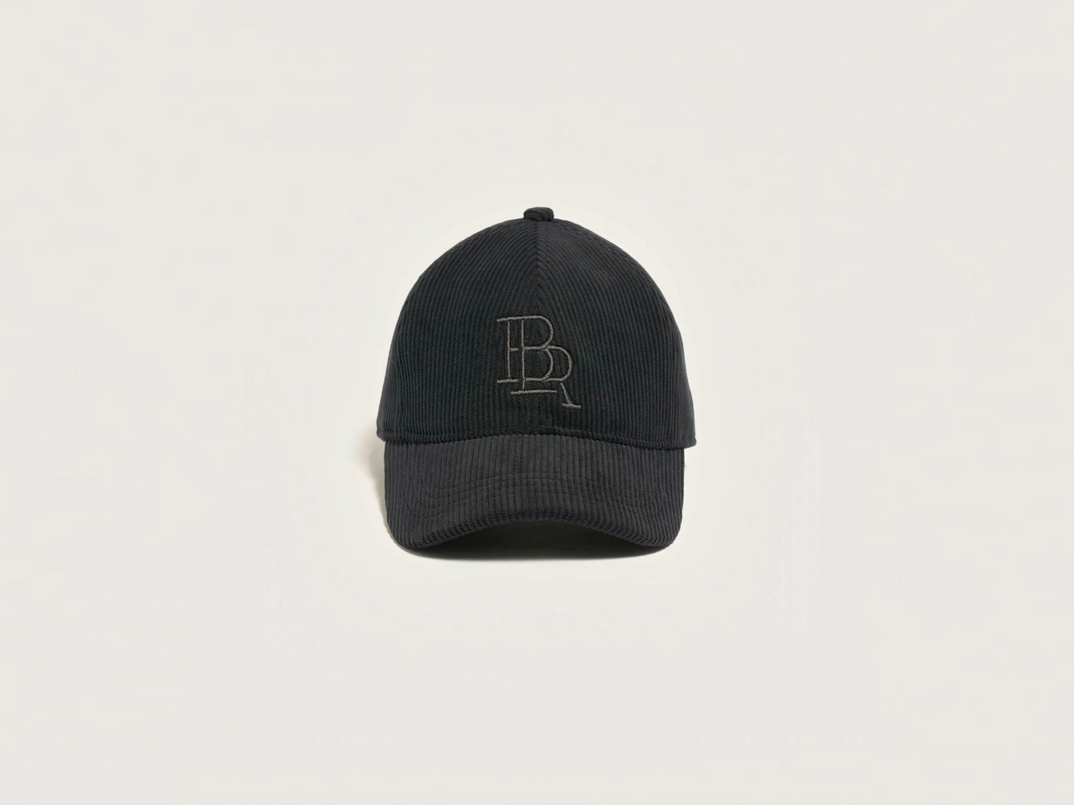 Bonnets & Casquettes-Bellerose Casquette En Velours Côtelé Dace Black beauty