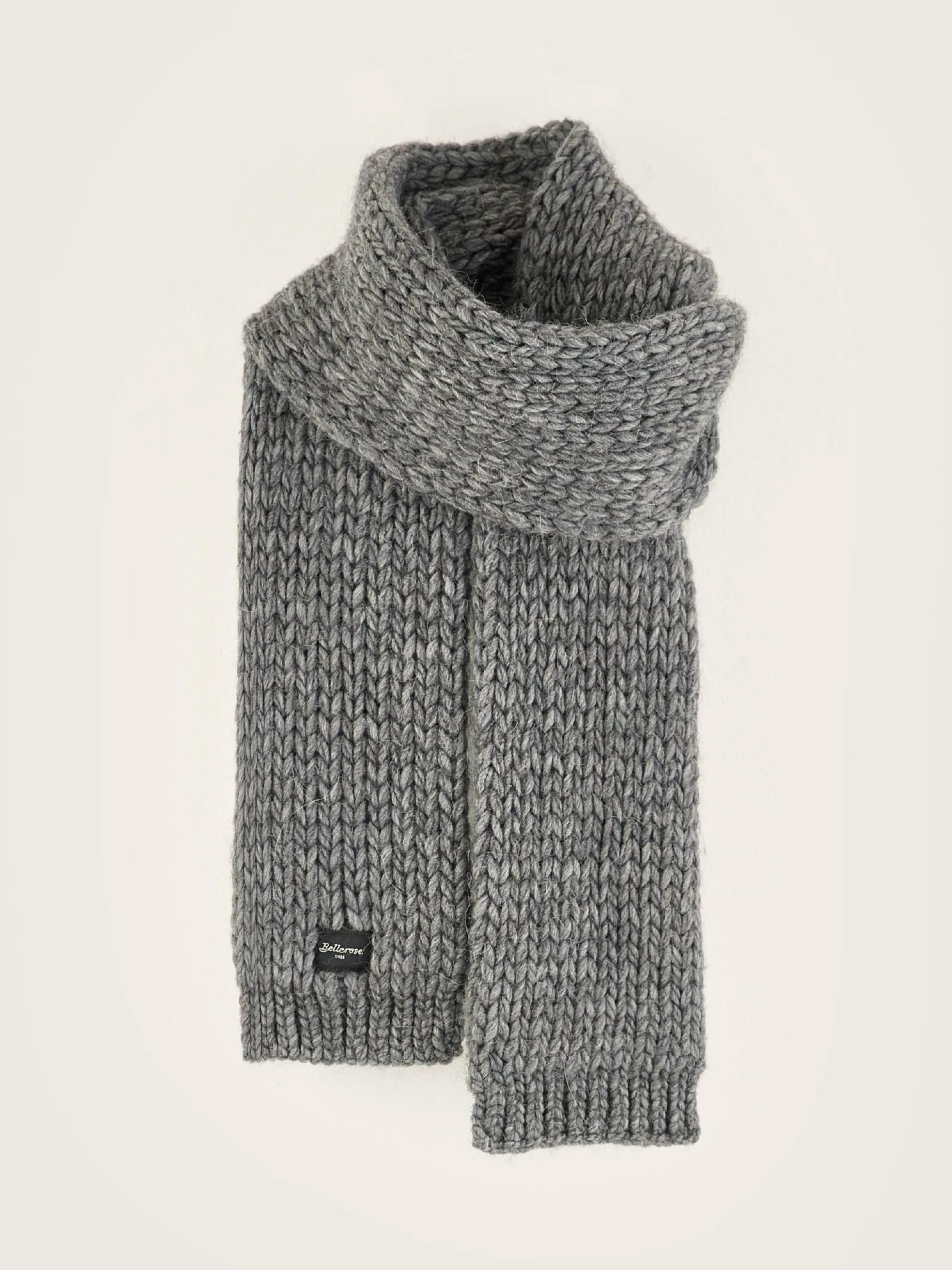 Écharpes & Foulards-Bellerose Écharpe Tricotée Kou Mid grey