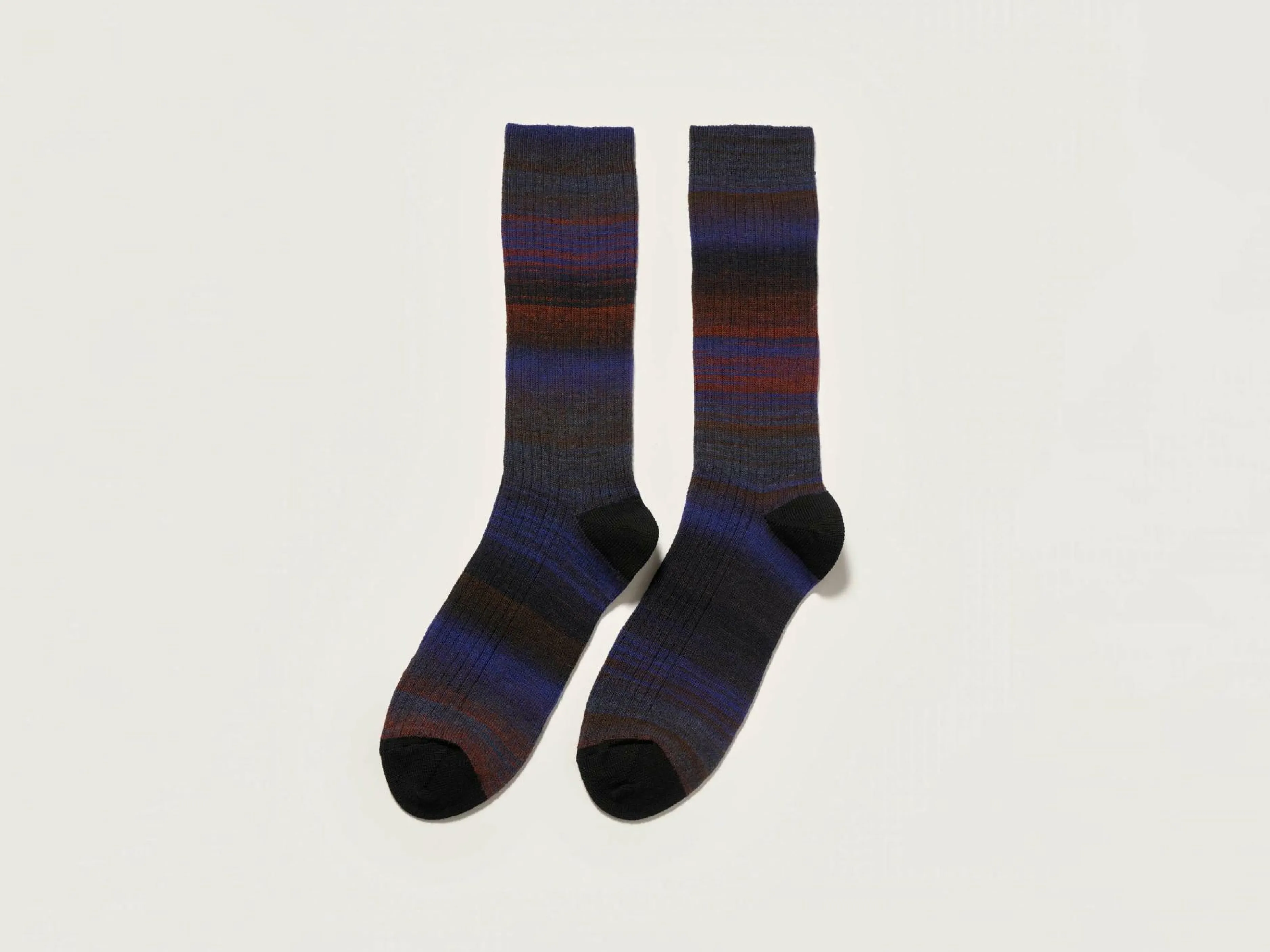 Chaussettes-Bellerose Chaussettes En Maille Baque Multicolor