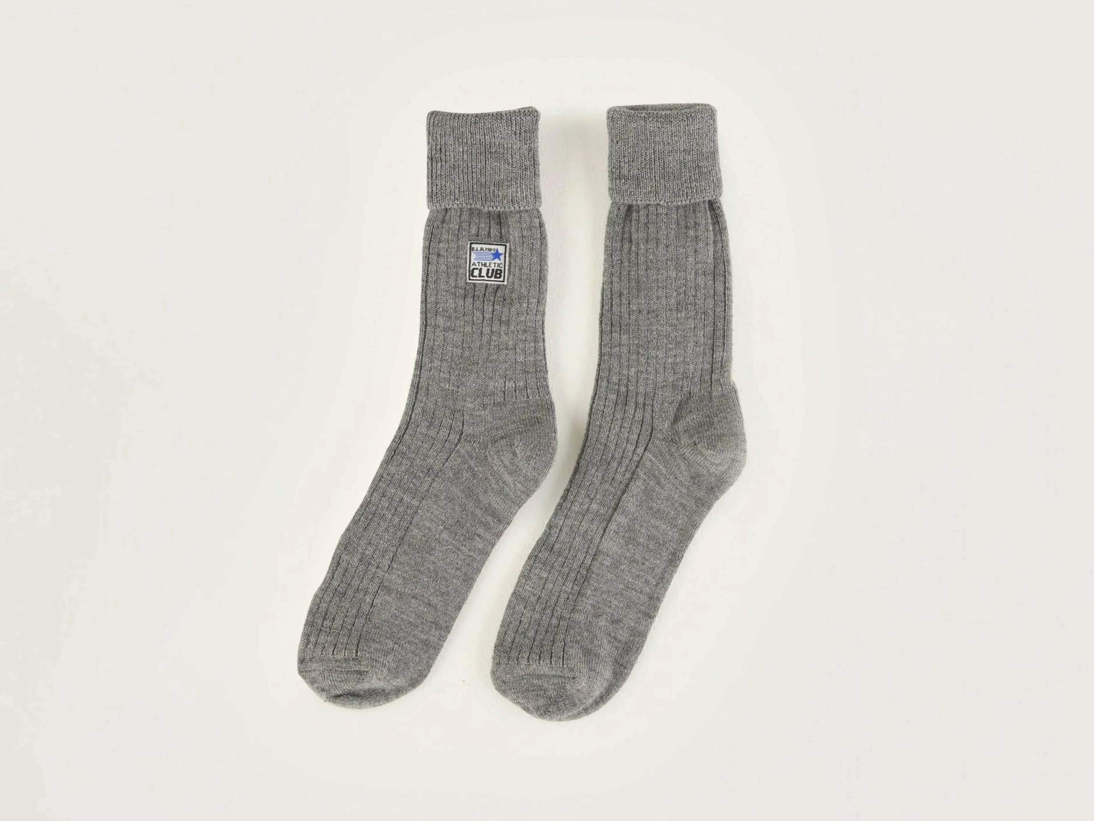 Chaussettes-Bellerose Chaussettes En Maille Vocani Grey melange
