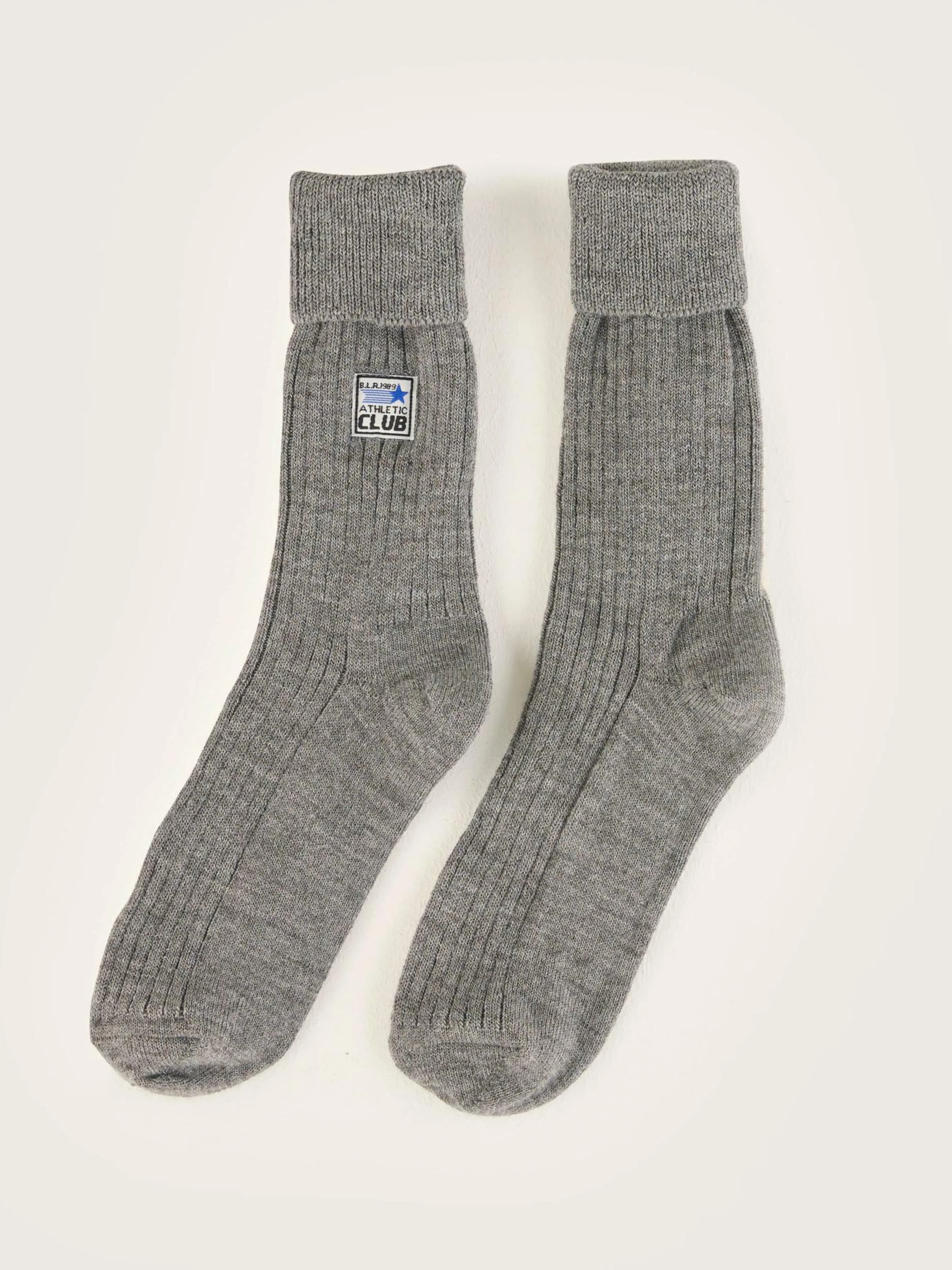 Chaussettes-Bellerose Chaussettes En Maille Vocani Grey melange