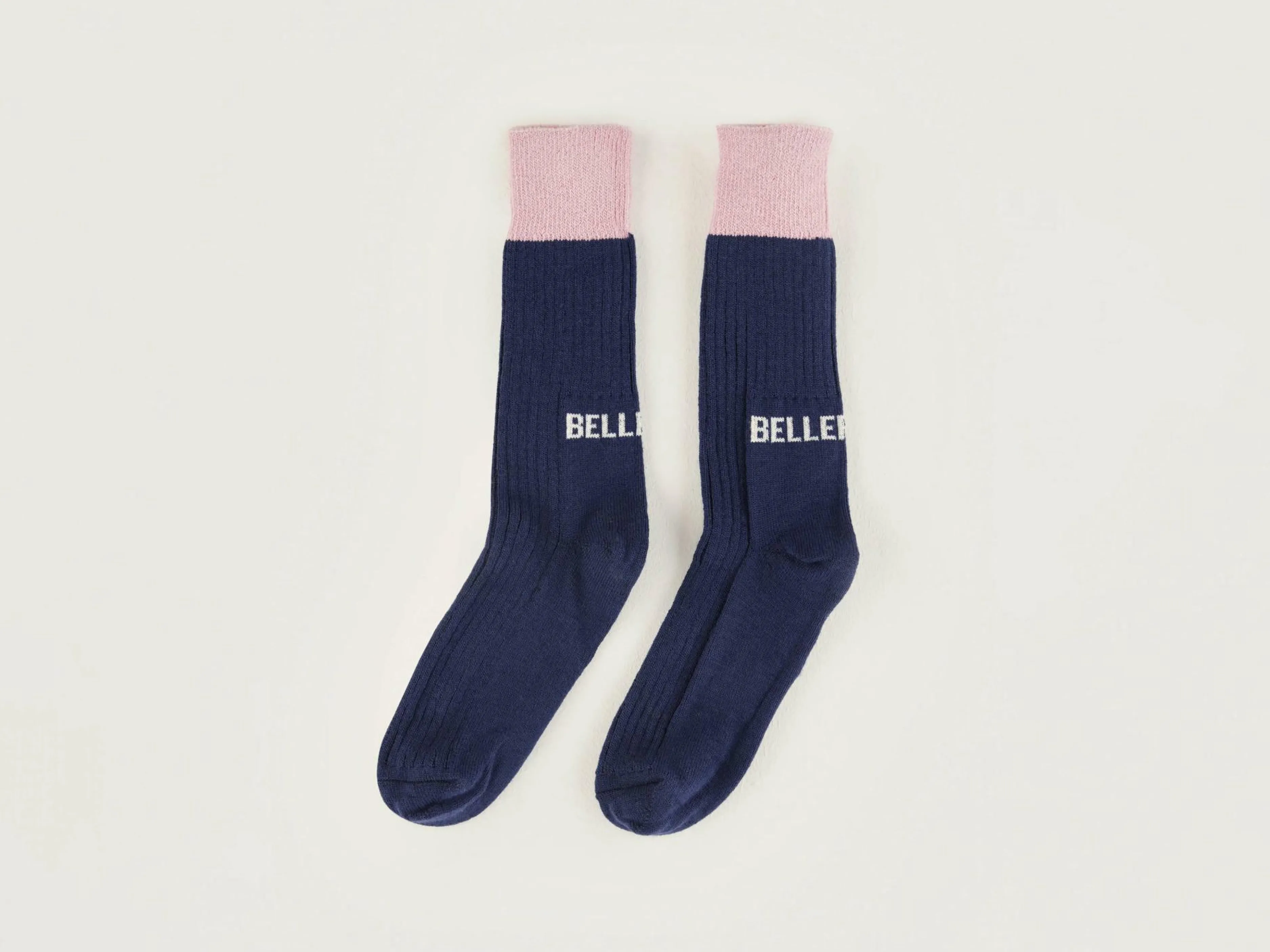 Chaussettes-Bellerose Chaussettes En Maille Vocin Naval