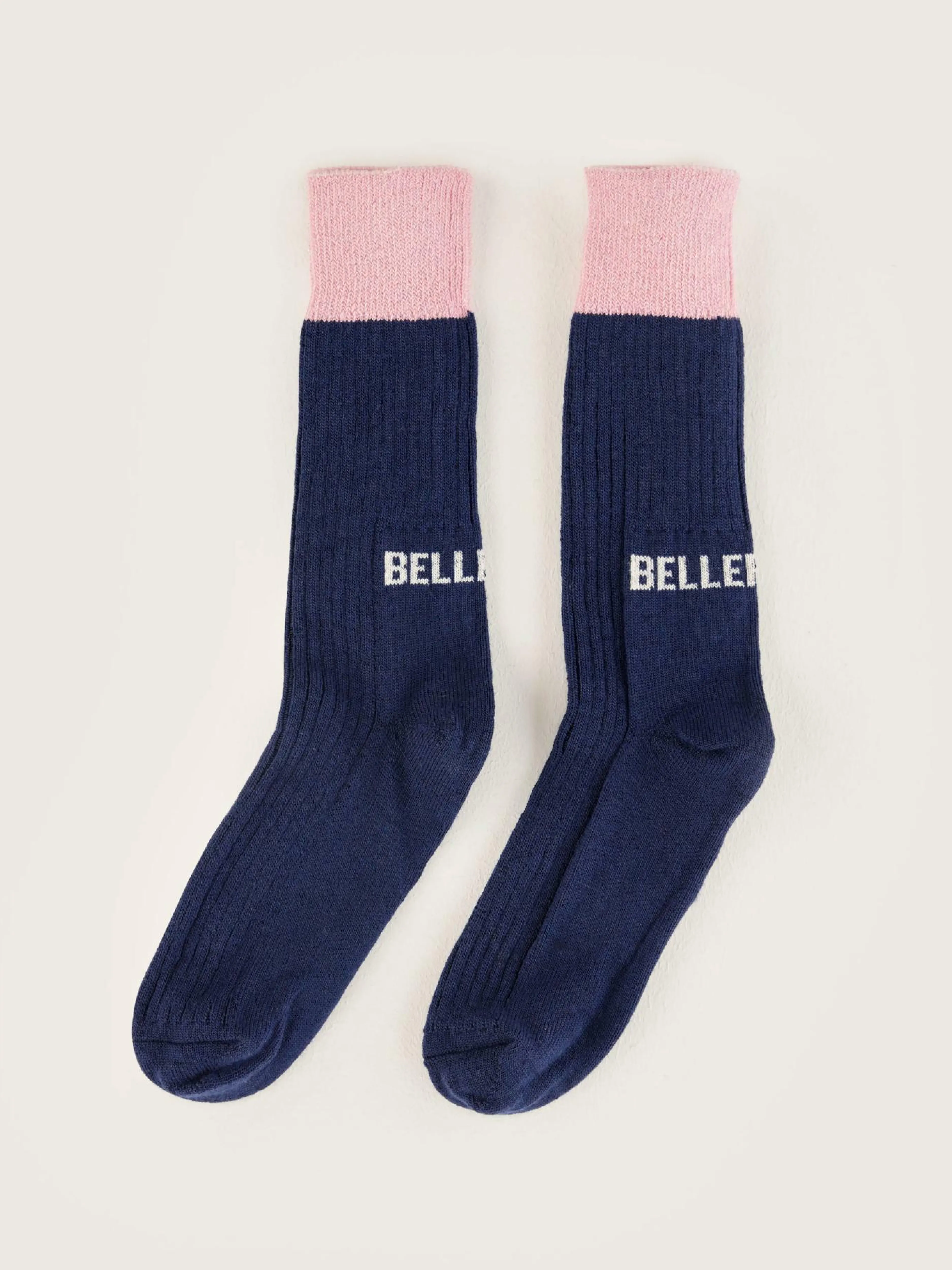 Chaussettes-Bellerose Chaussettes En Maille Vocin Naval