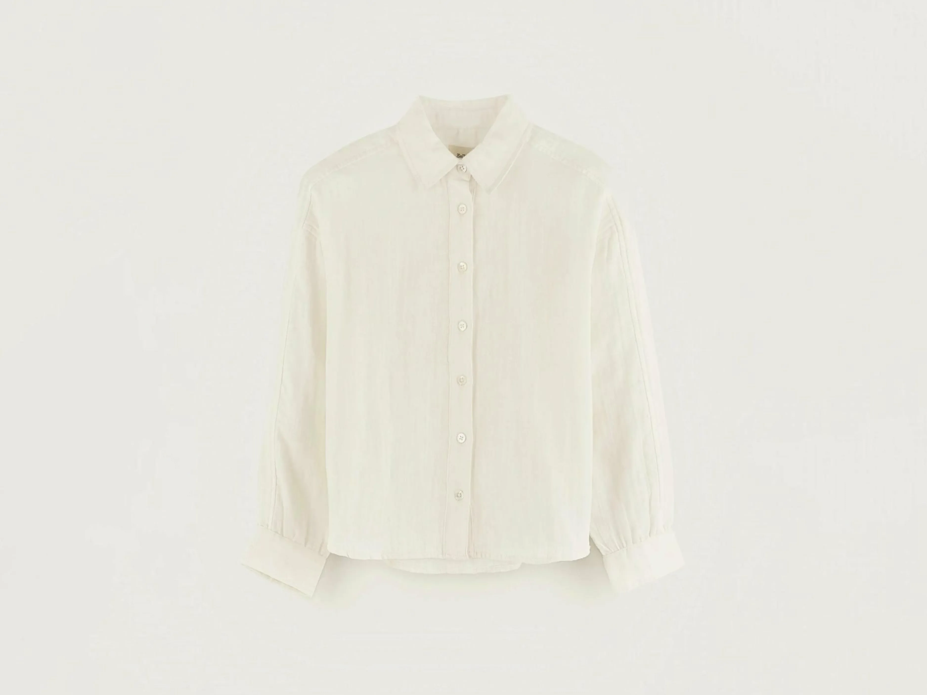 Blouses & Chemises-Bellerose Chemise Droite Hester Vintage white
