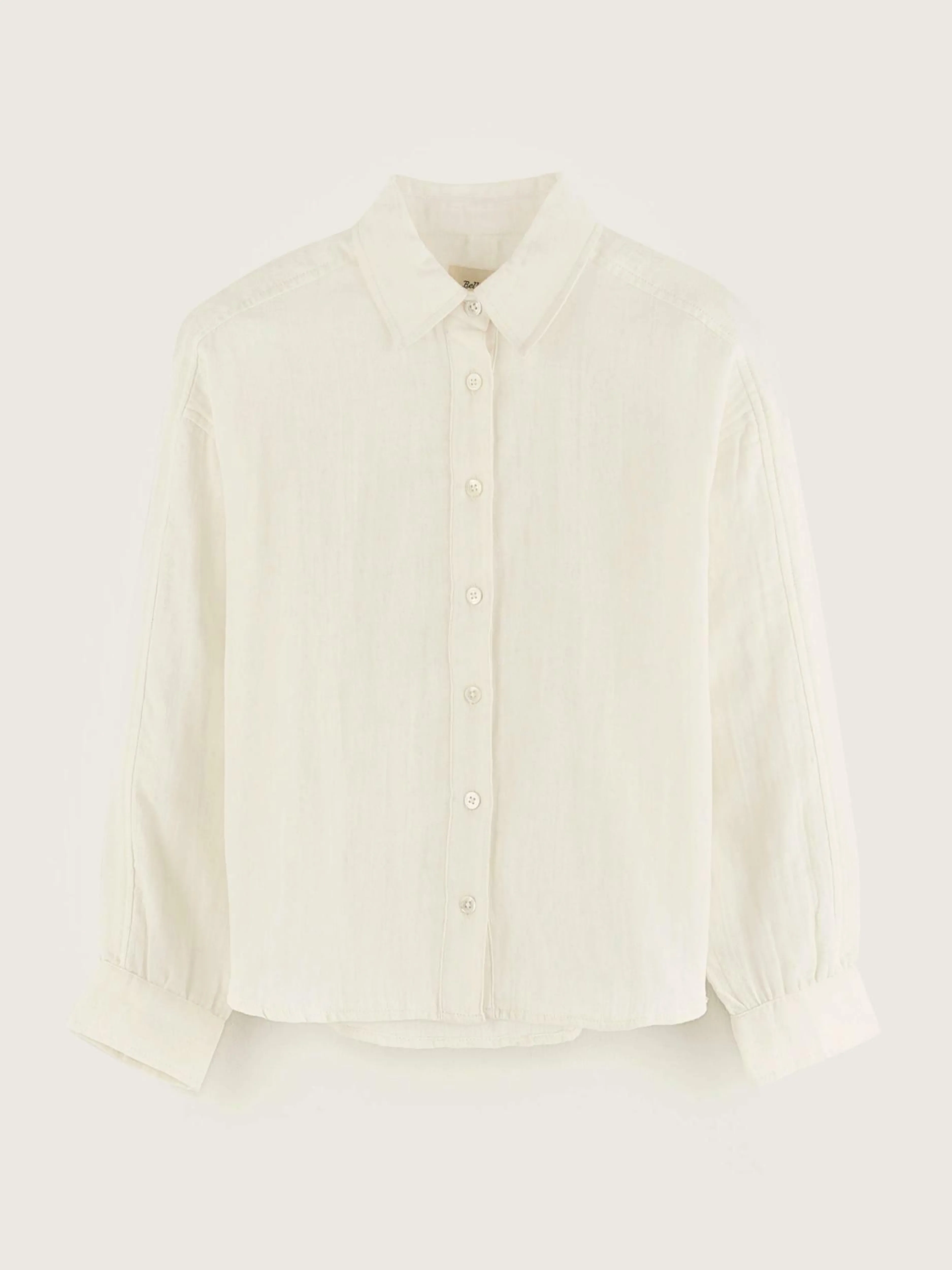 Blouses & Chemises-Bellerose Chemise Droite Hester Vintage white