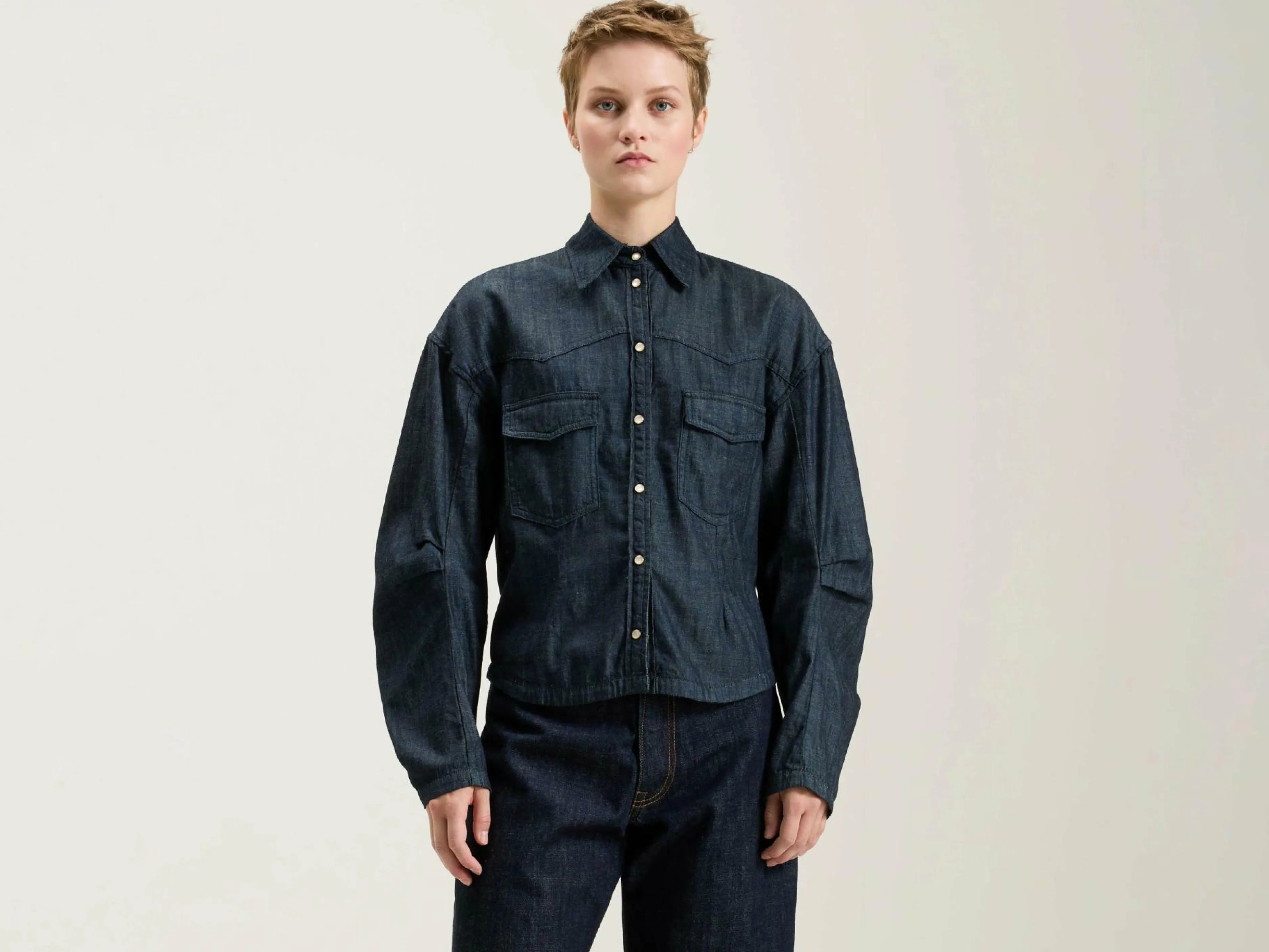 Blouses & Chemises-Bellerose Chemise En Denim Kapla