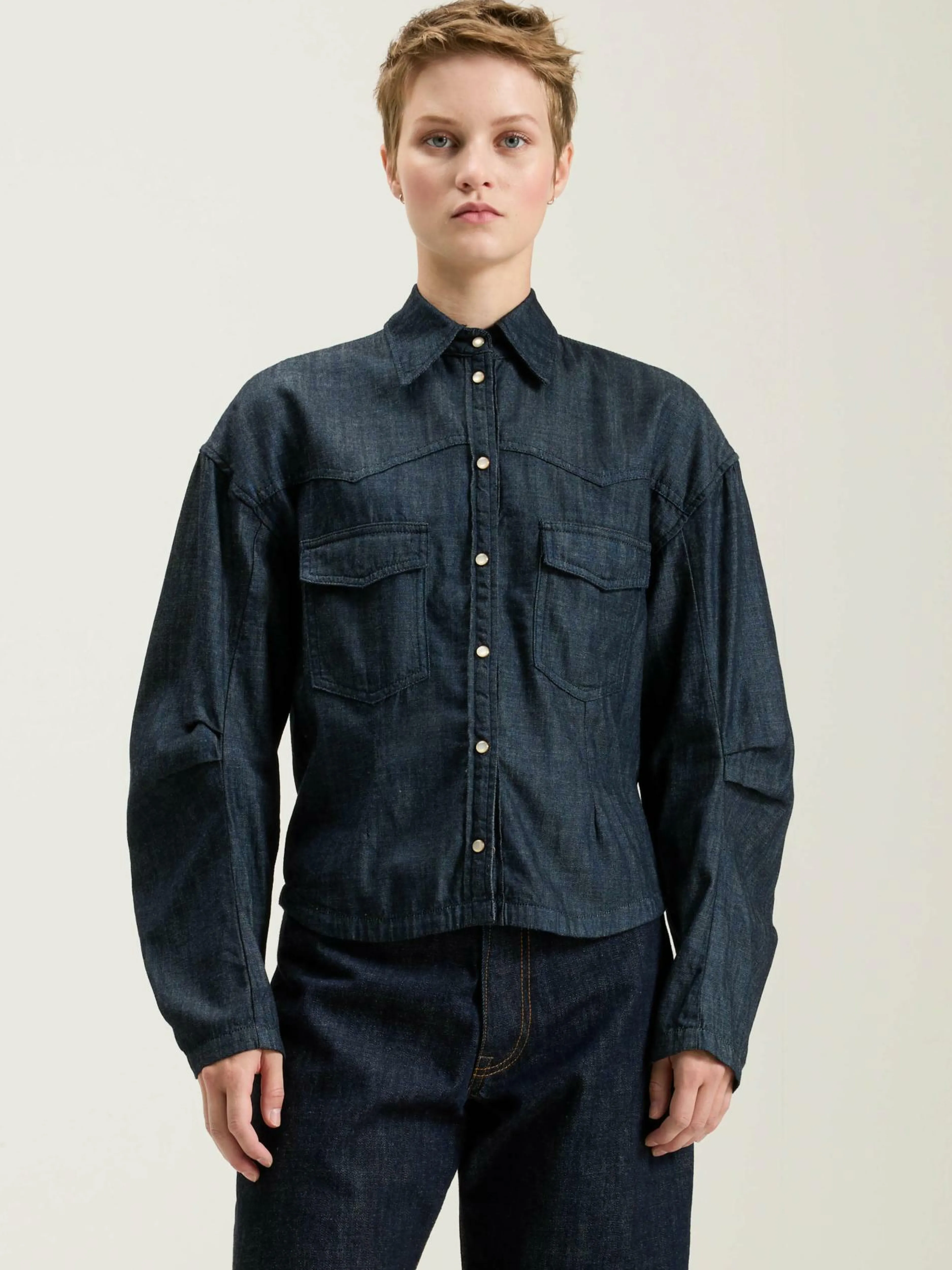Blouses & Chemises-Bellerose Chemise En Denim Kapla