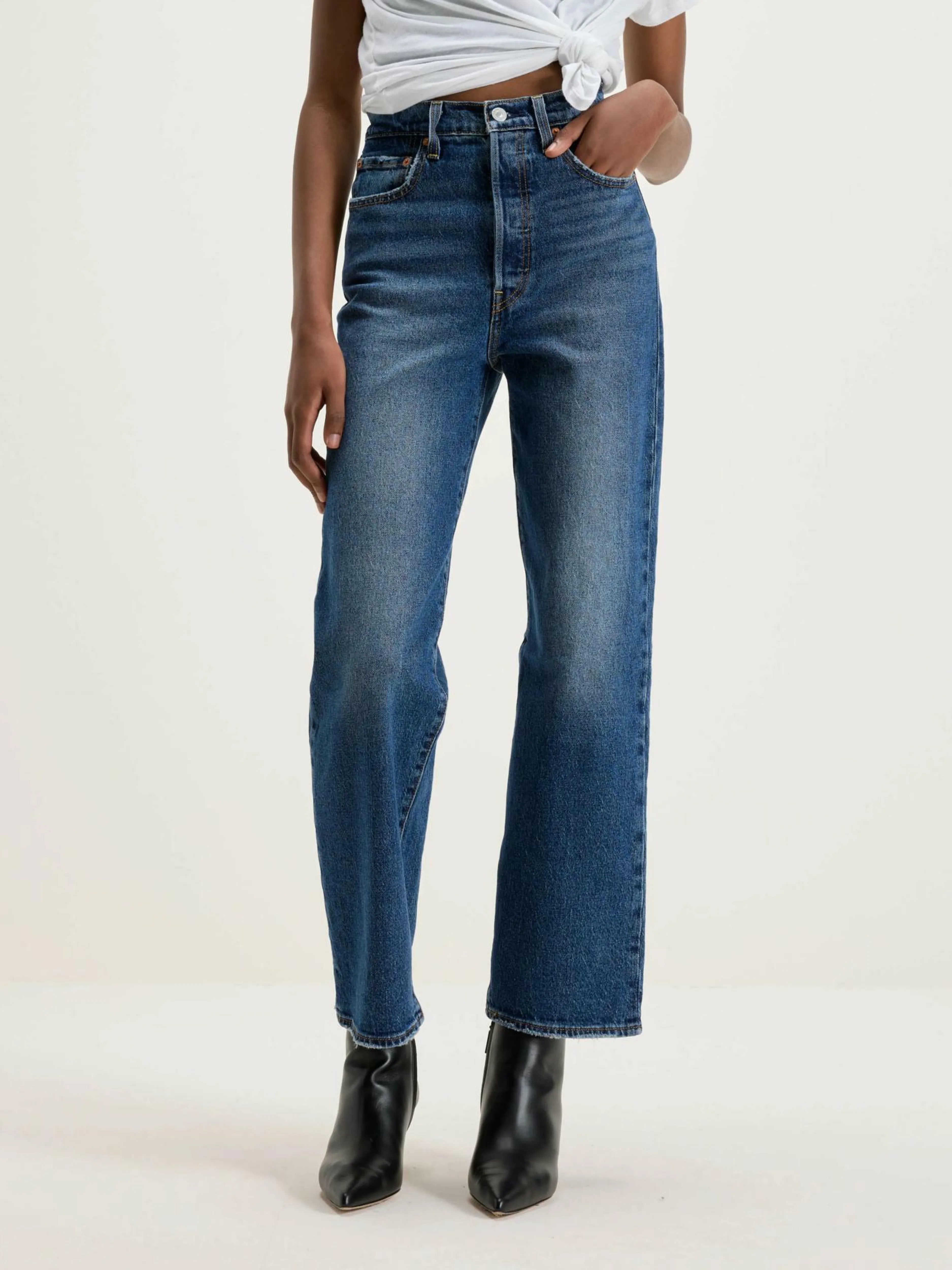 Denim-Levi's® Jean Ribcage Straight Ankle