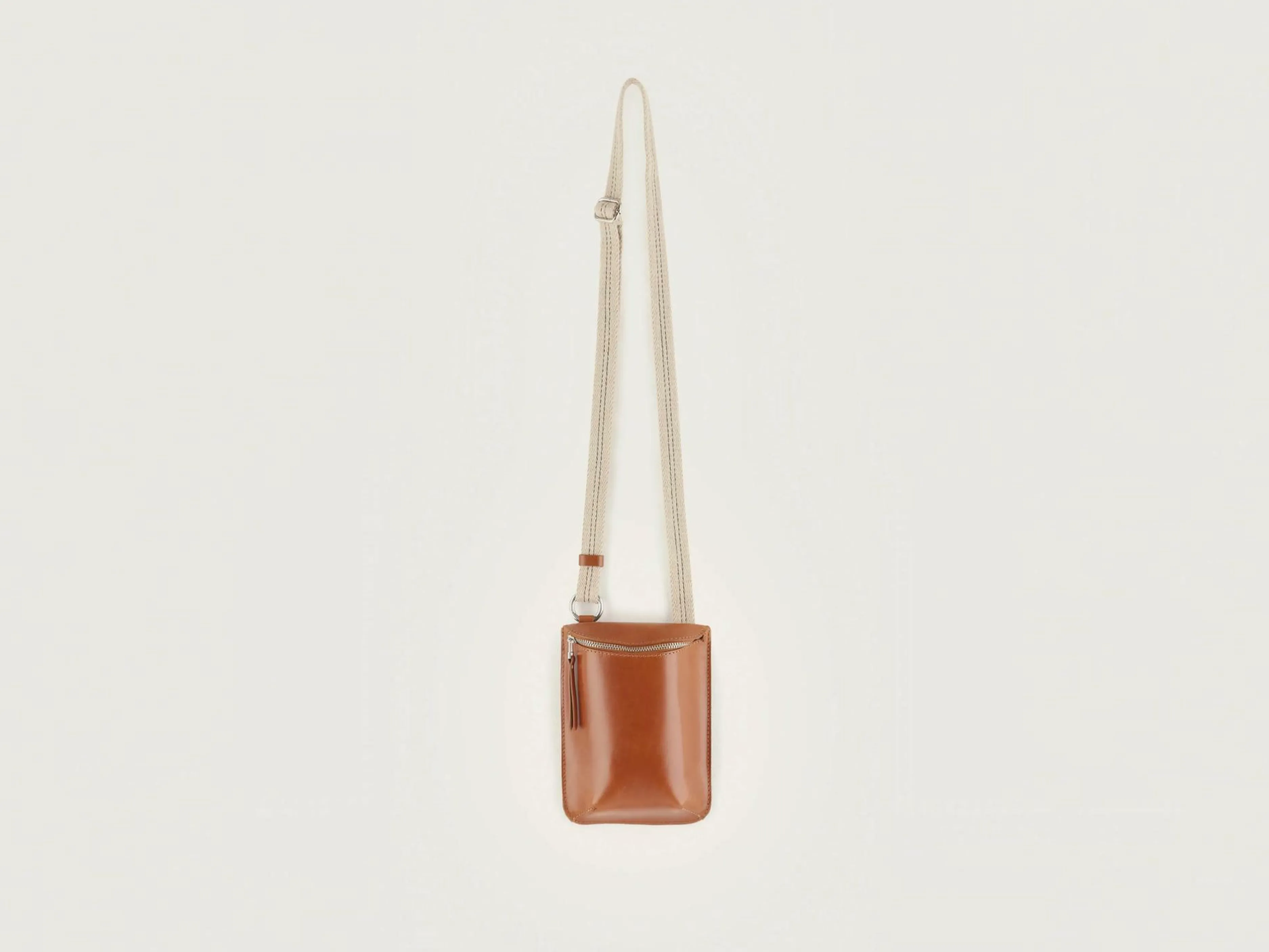 Petites Maroquineries | Sacs-Bellerose Mini Sac Zippé Shone Cognac