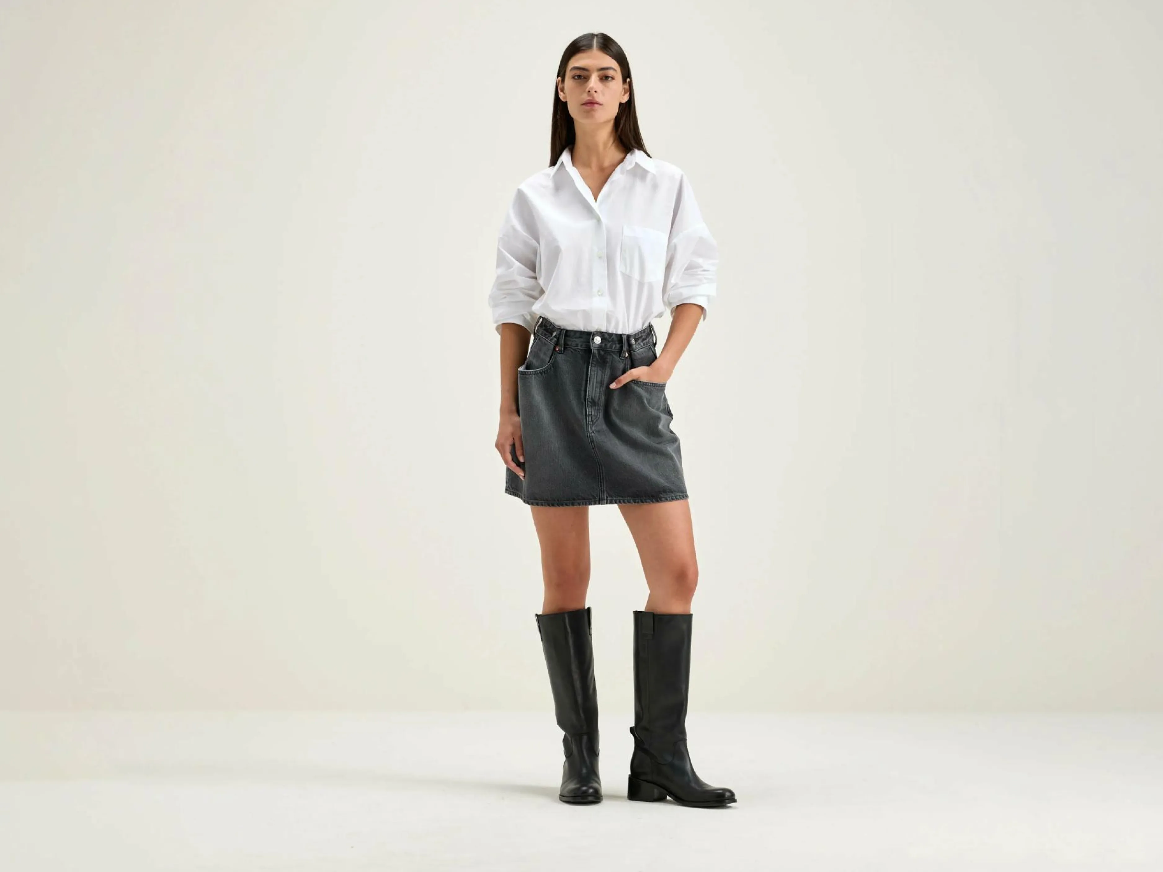 Jupes & Shorts-Bellerose Minijupe Paon