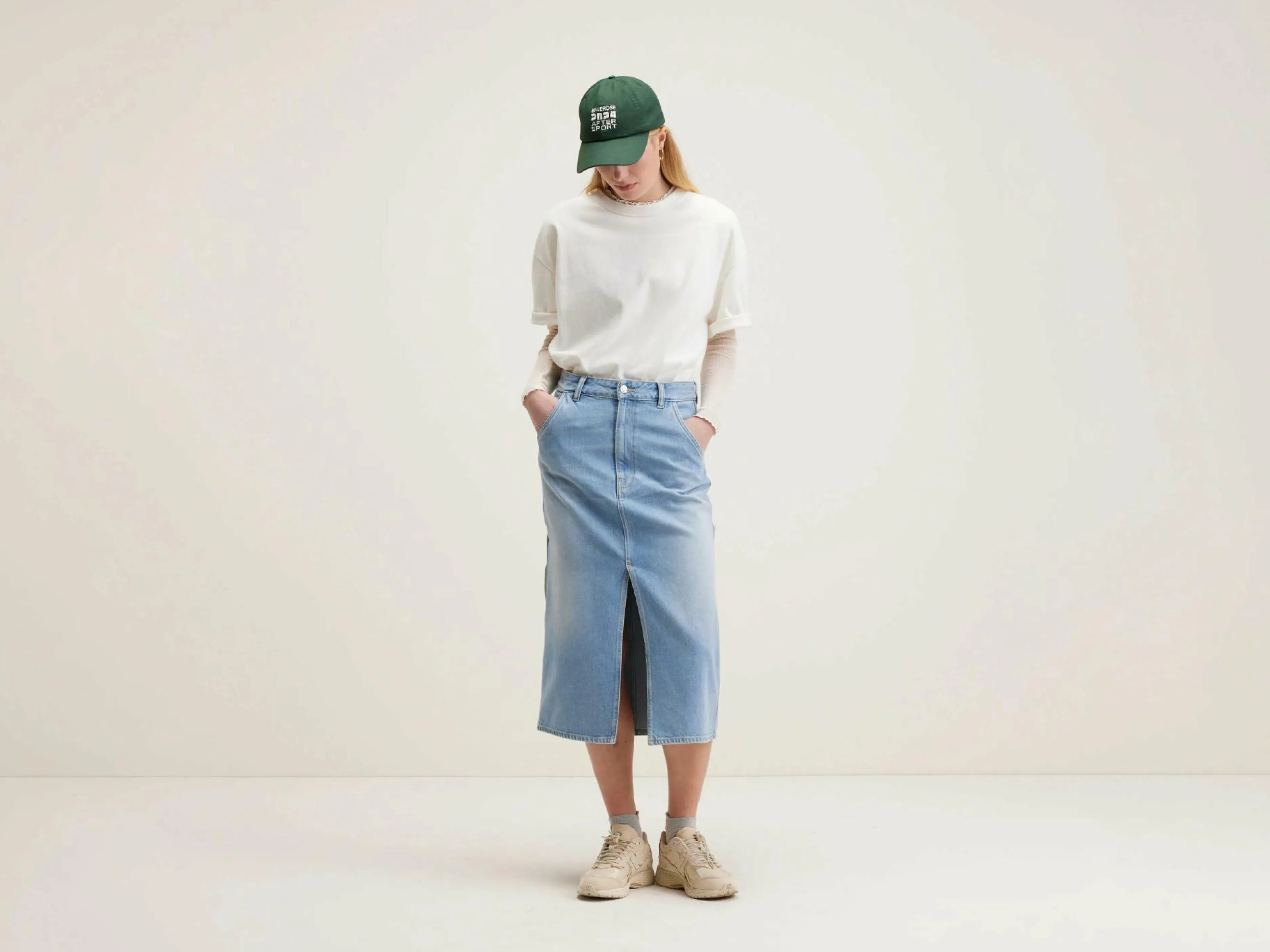 Jupes & Shorts-Bellerose Minijupe Paon