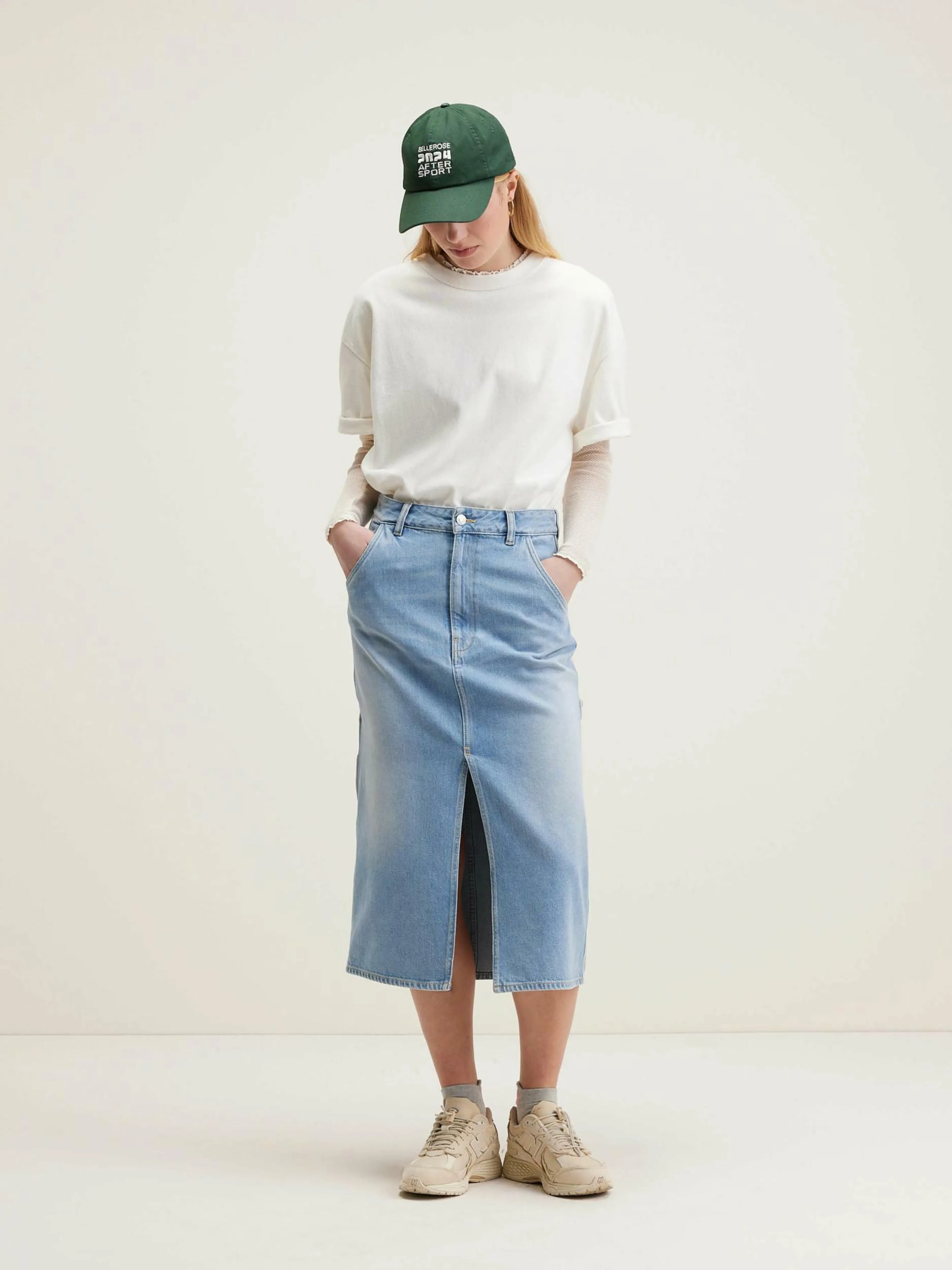 Jupes & Shorts-Bellerose Minijupe Paon