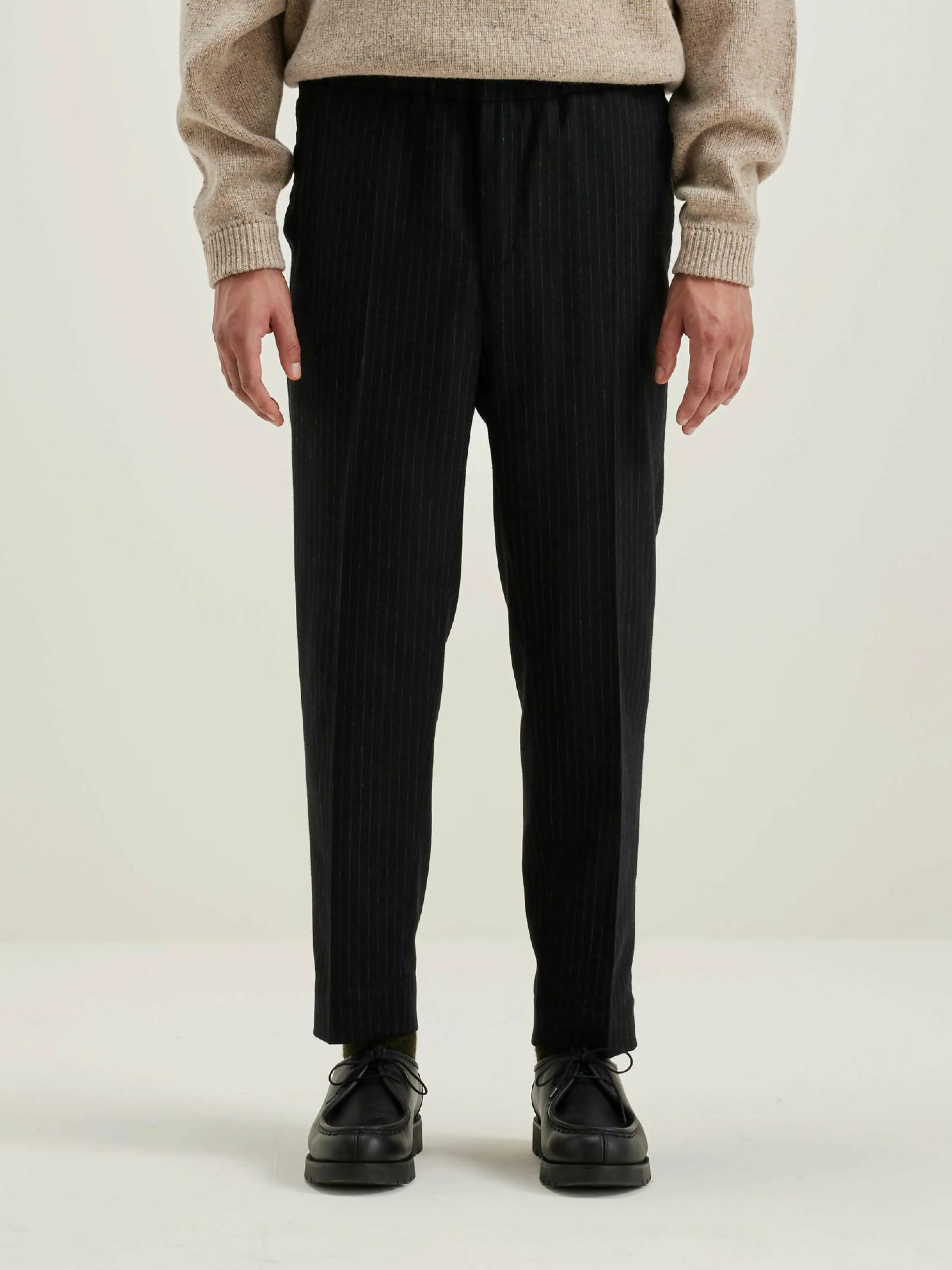 Pantalons-Bellerose Pantalon Décontracté Stanford Black beauty