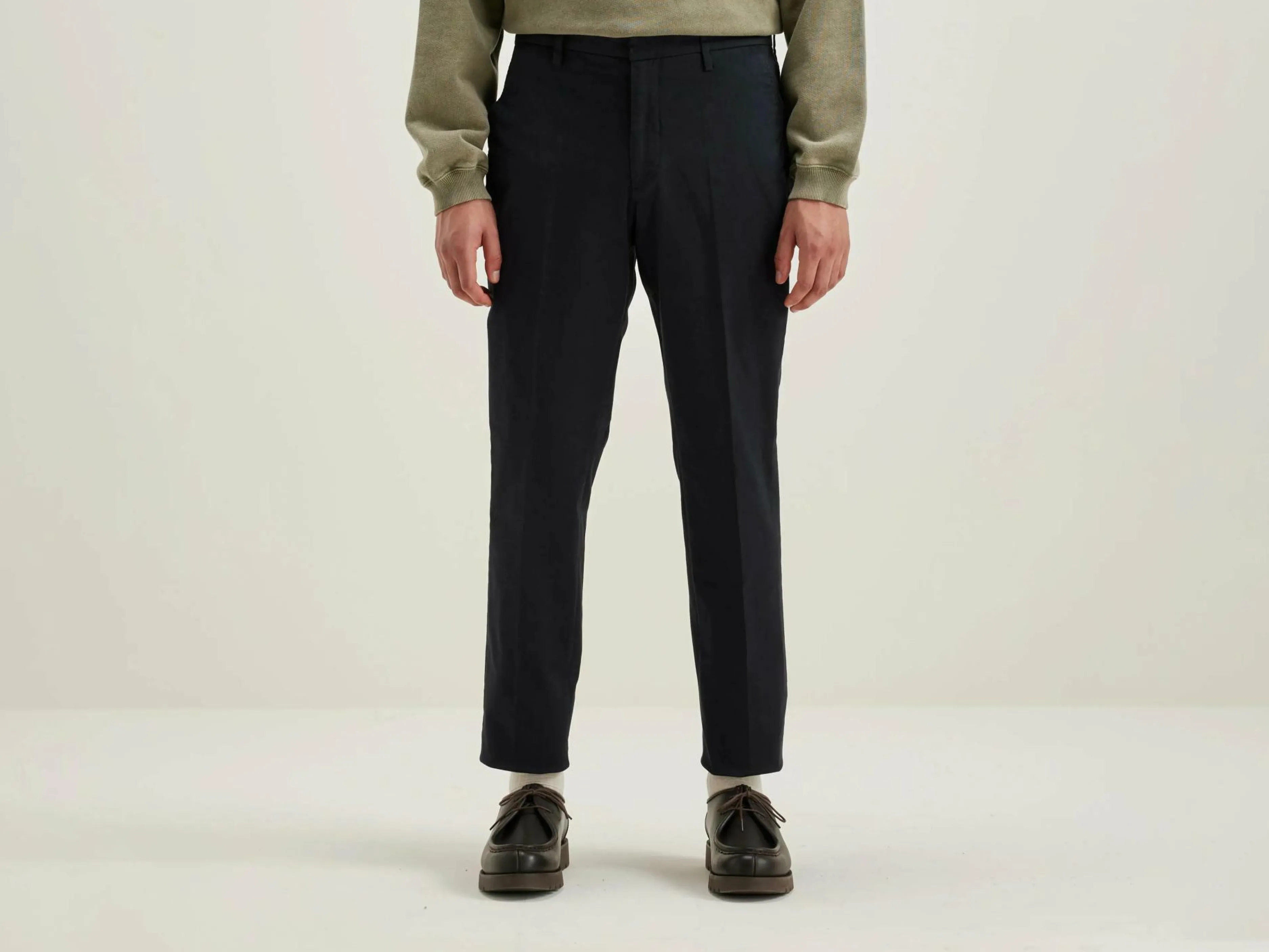 Pantalons-Bellerose Pantalon Fuselé Stanley Navy