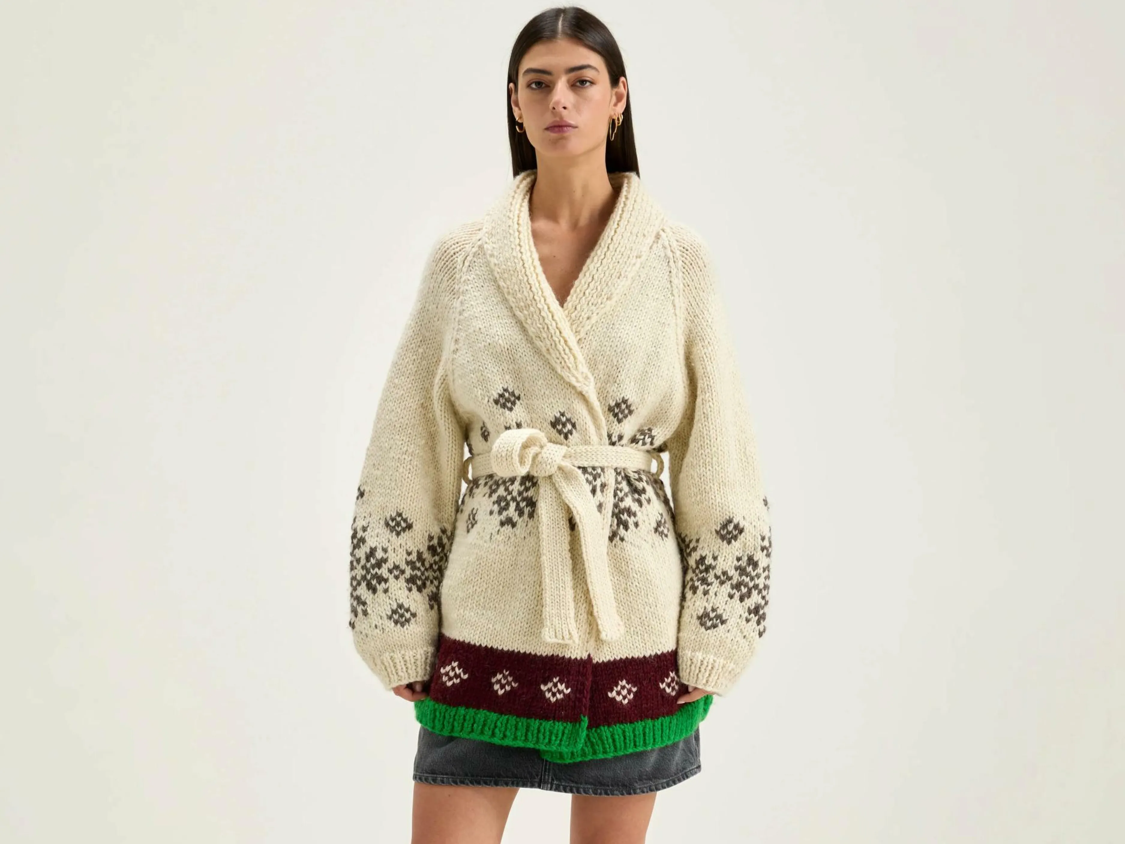 Mailles-Bellerose Pull Ceinturé Pany