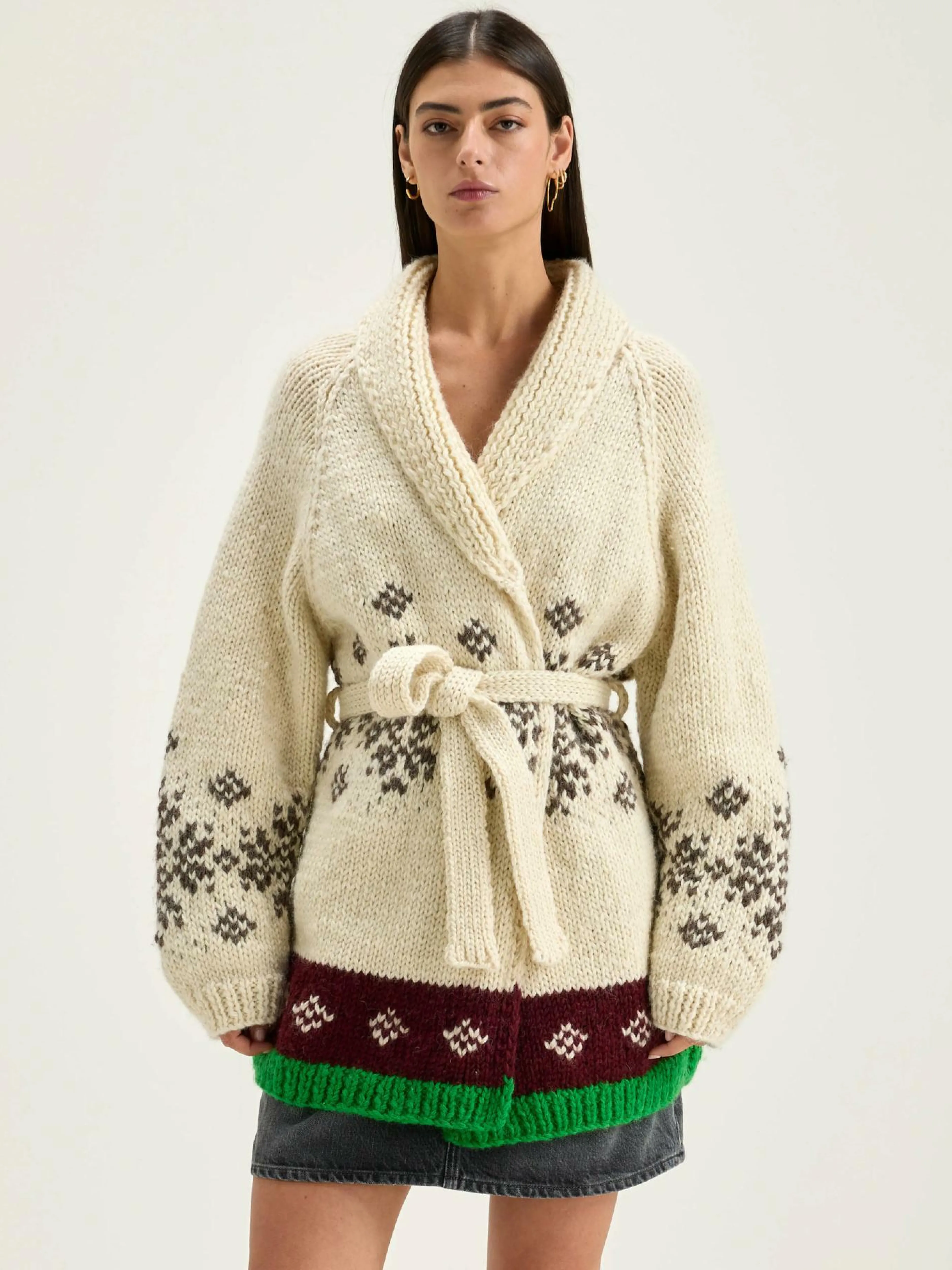 Mailles-Bellerose Pull Ceinturé Pany