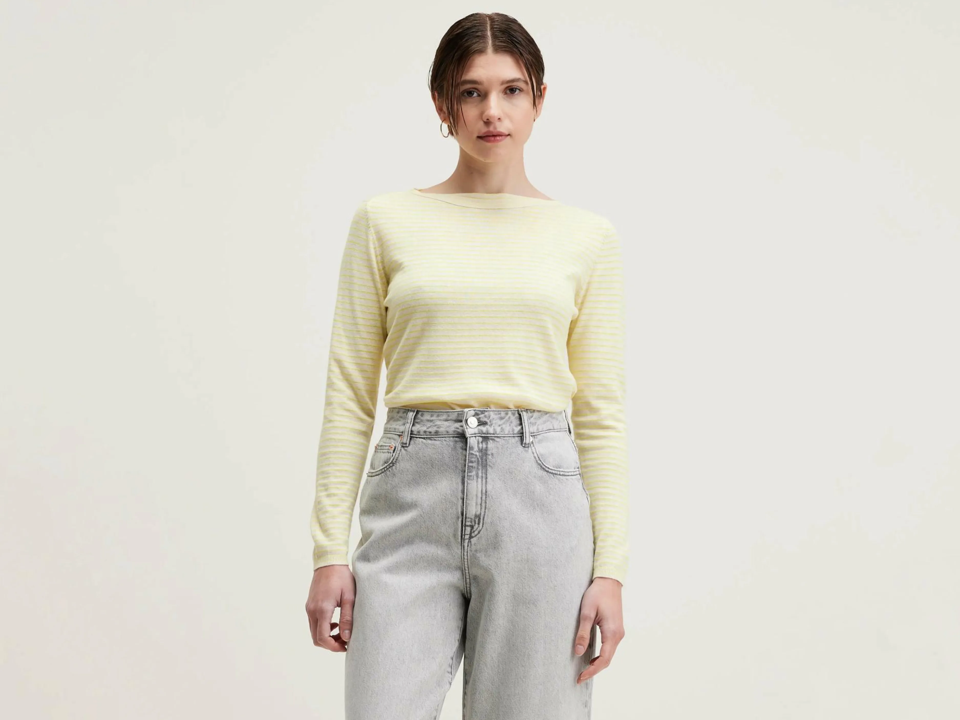 Mailles-Bellerose Pull Col Bateau Gop