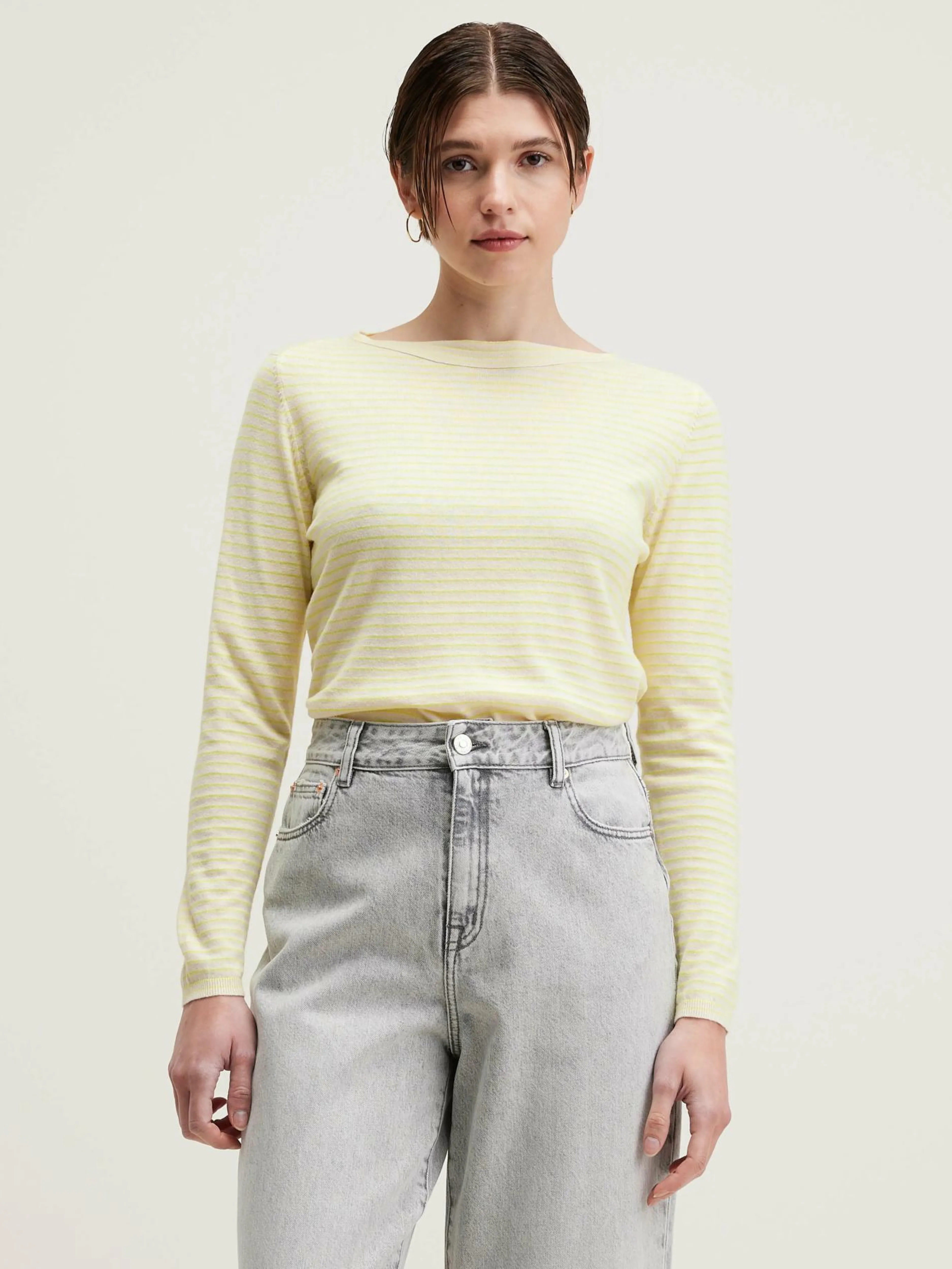 Mailles-Bellerose Pull Col Bateau Gop