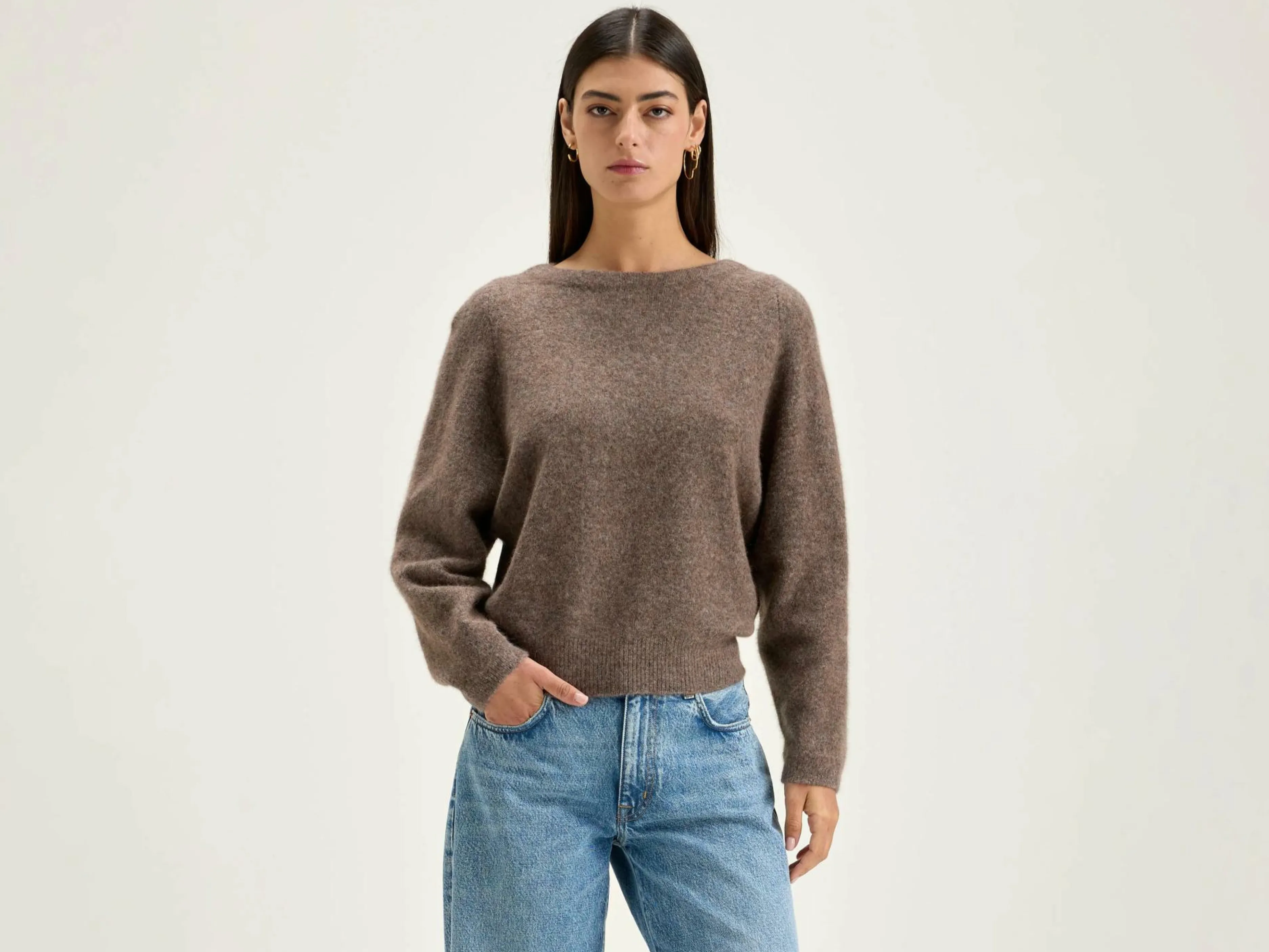 Mailles-Bellerose Pull Col Rond Deros Dust