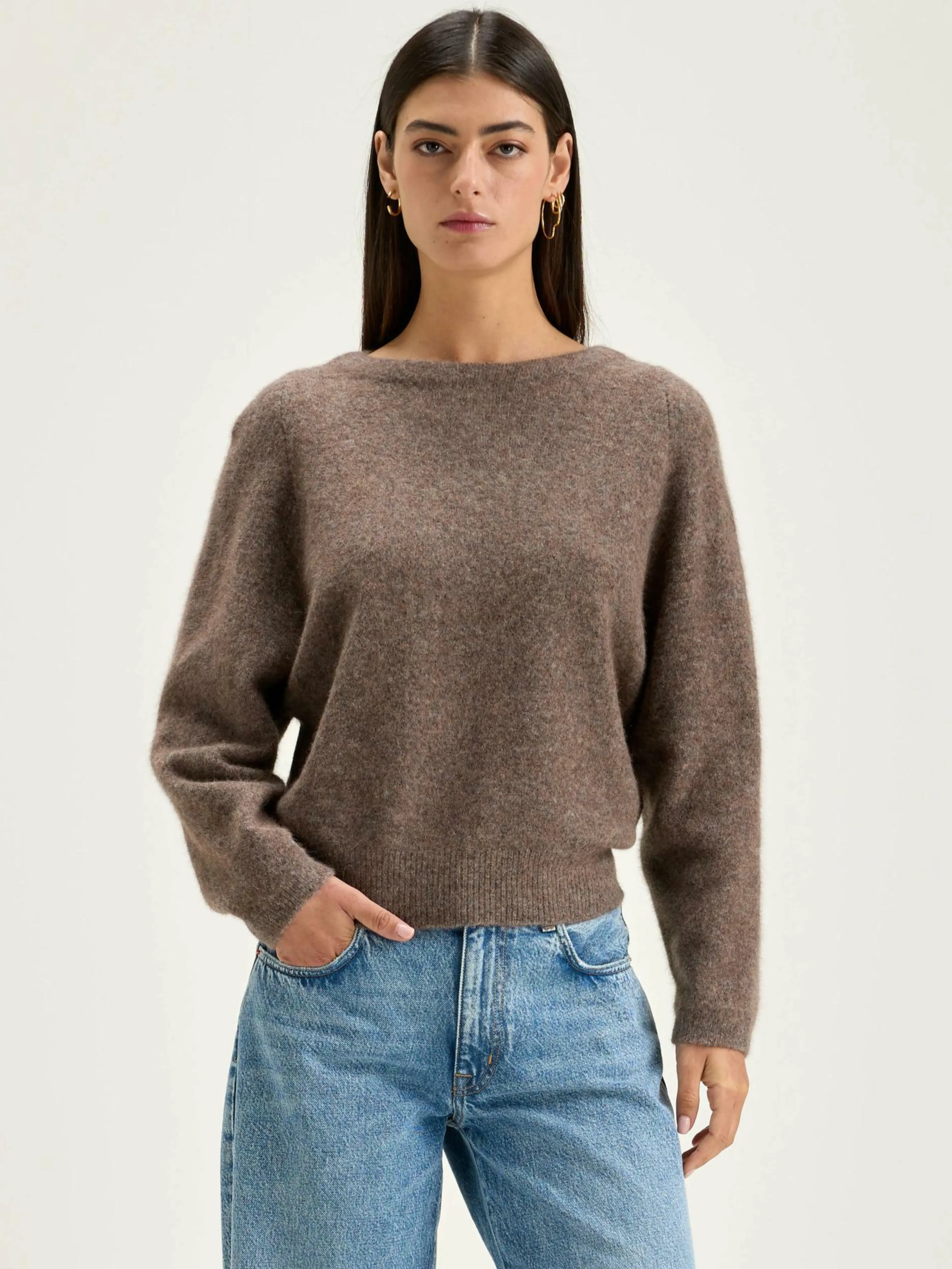 Mailles-Bellerose Pull Col Rond Deros Dust