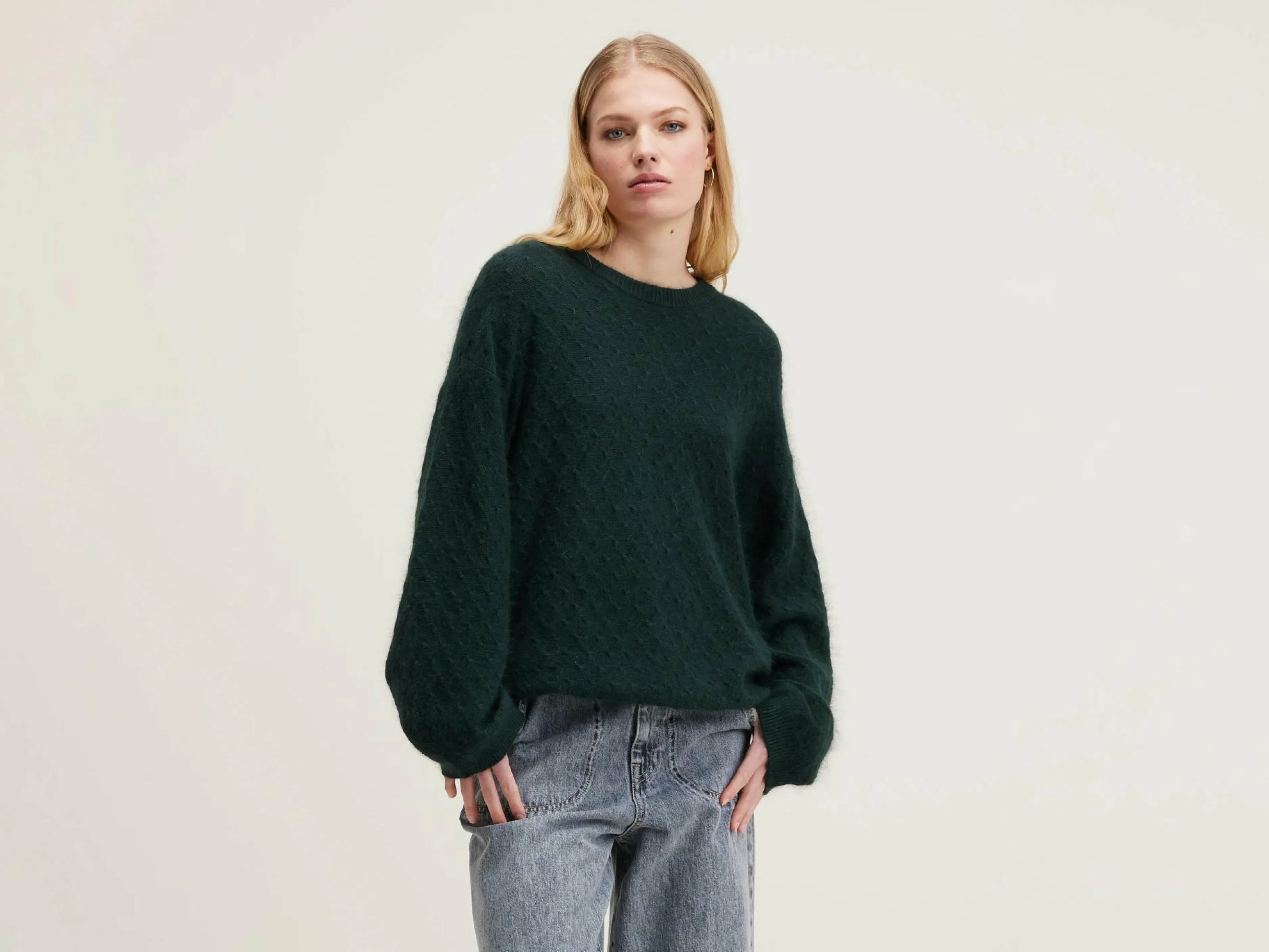 Mailles-Bellerose Pull Col Rond Dionie Bottle