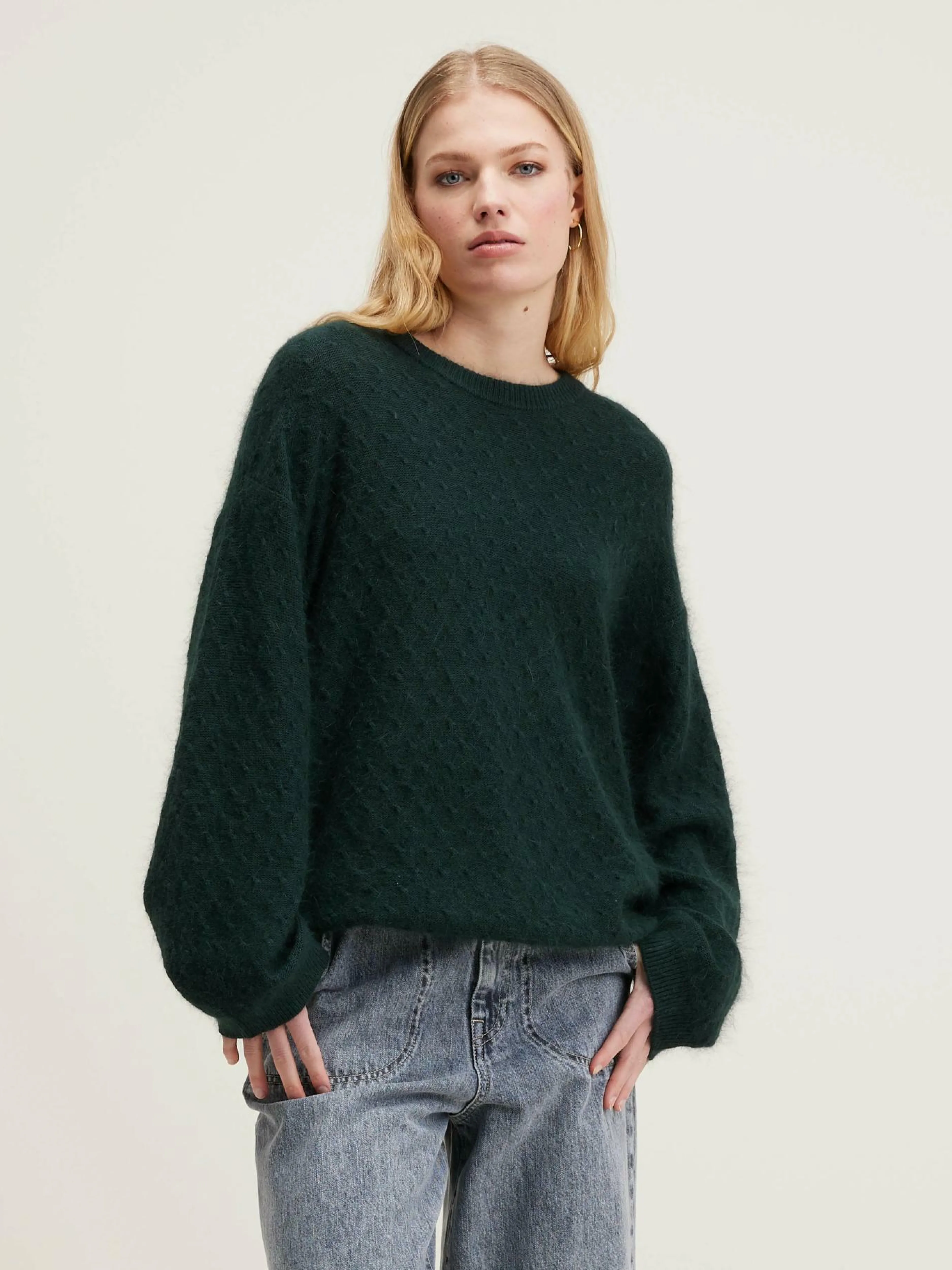 Mailles-Bellerose Pull Col Rond Dionie Bottle