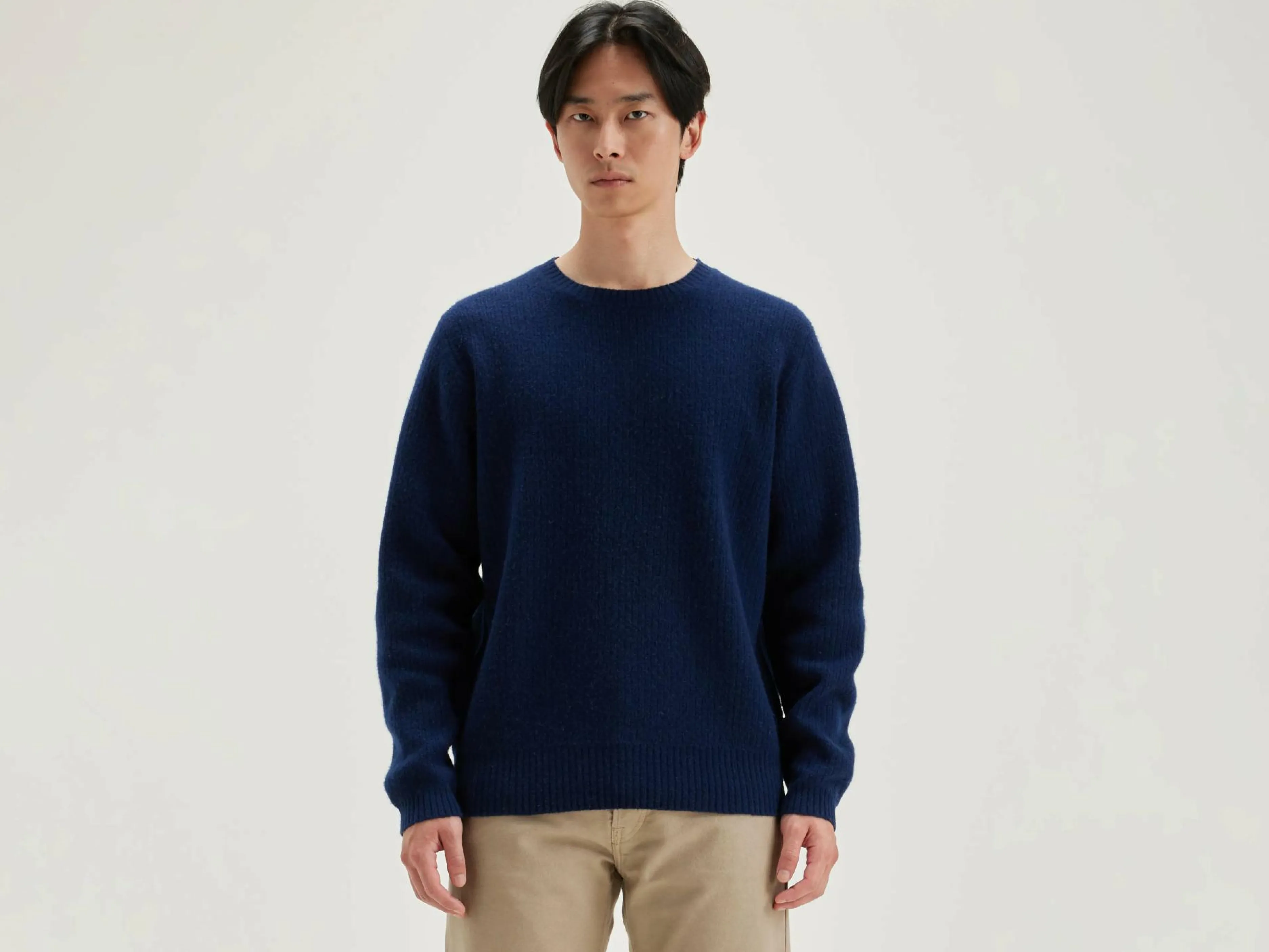 Mailles-Bellerose Pull Col Rond Geich Naval