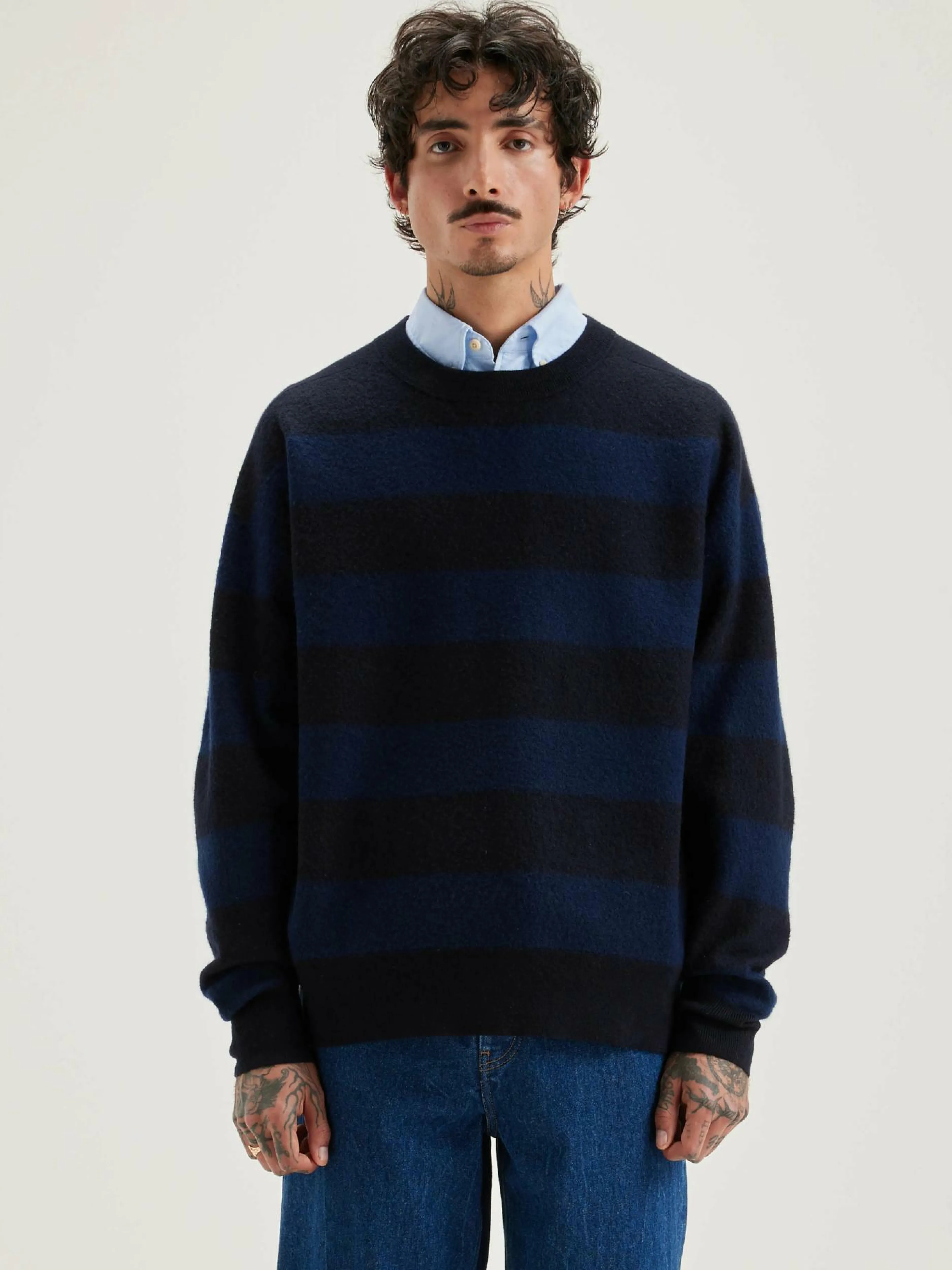 Mailles-Bellerose Pull Col Rond Goityn