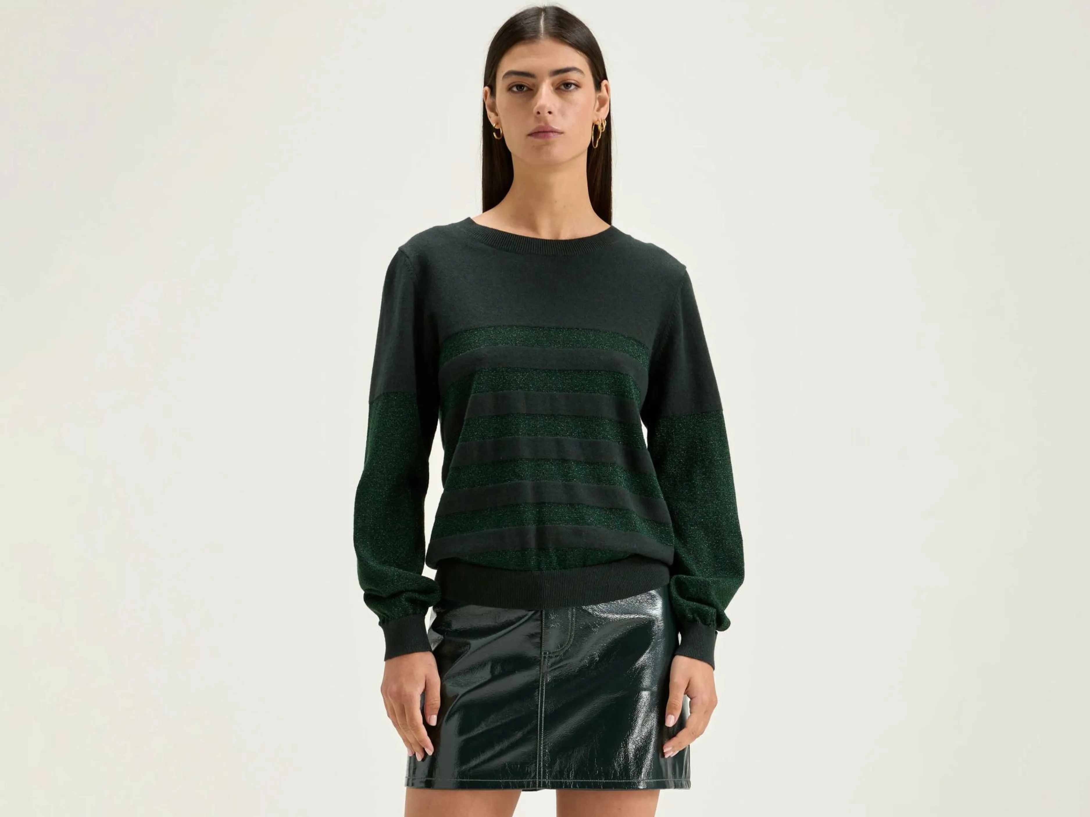 Mailles-Bellerose Pull Col Rond Gopsy