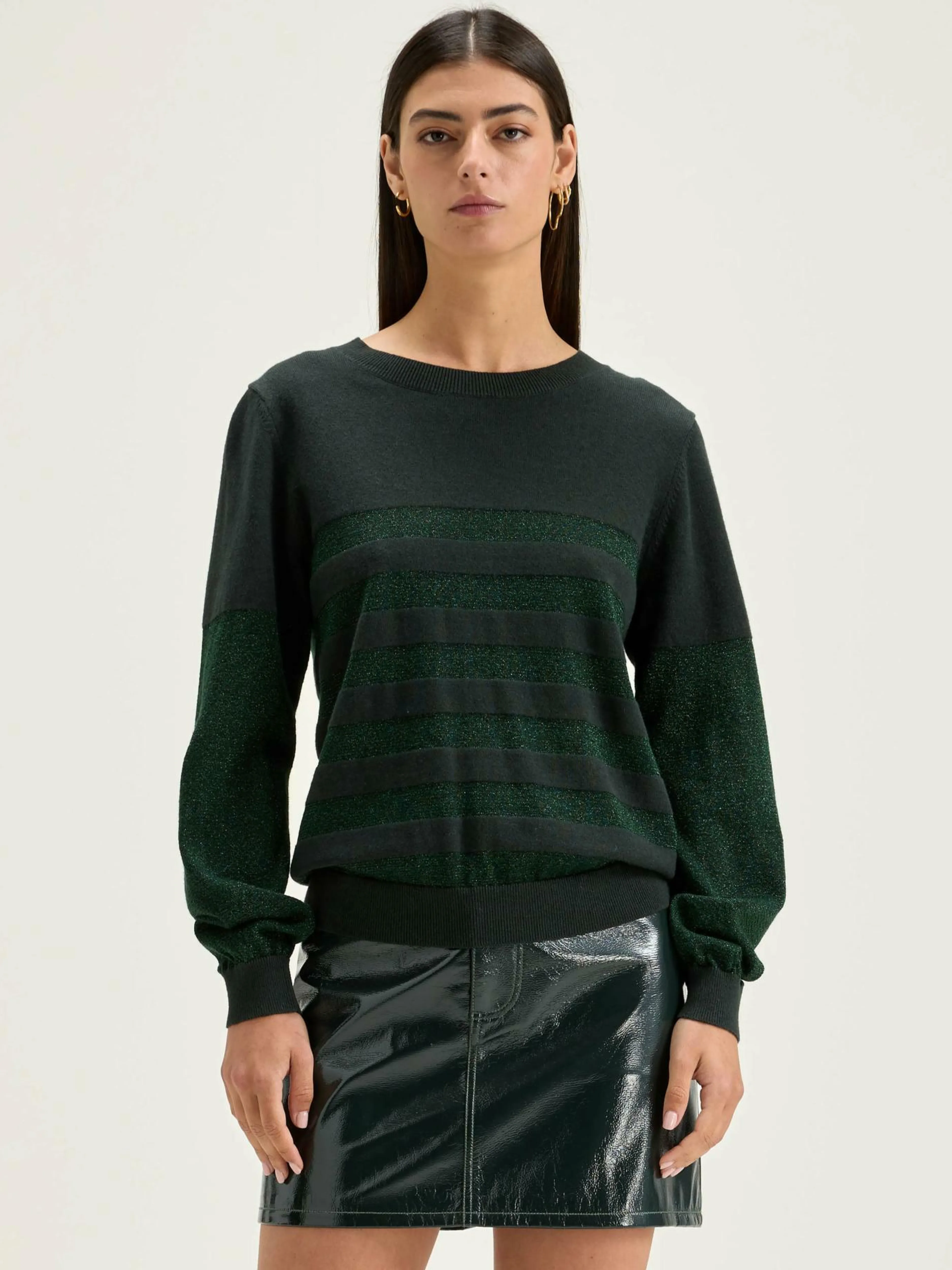 Mailles-Bellerose Pull Col Rond Gopsy