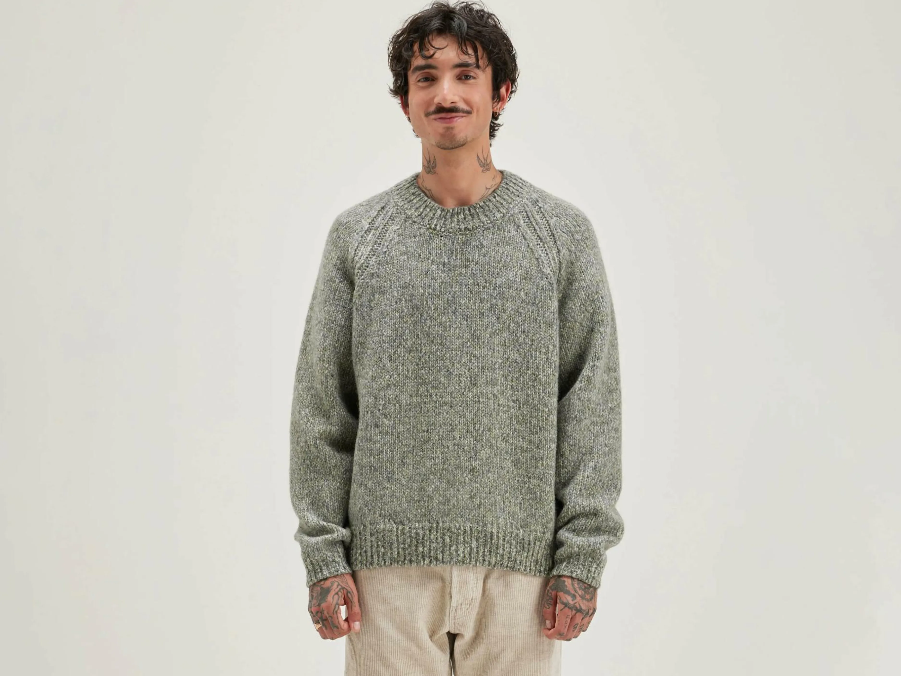 Mailles-Bellerose Pull Col Rond Leloc