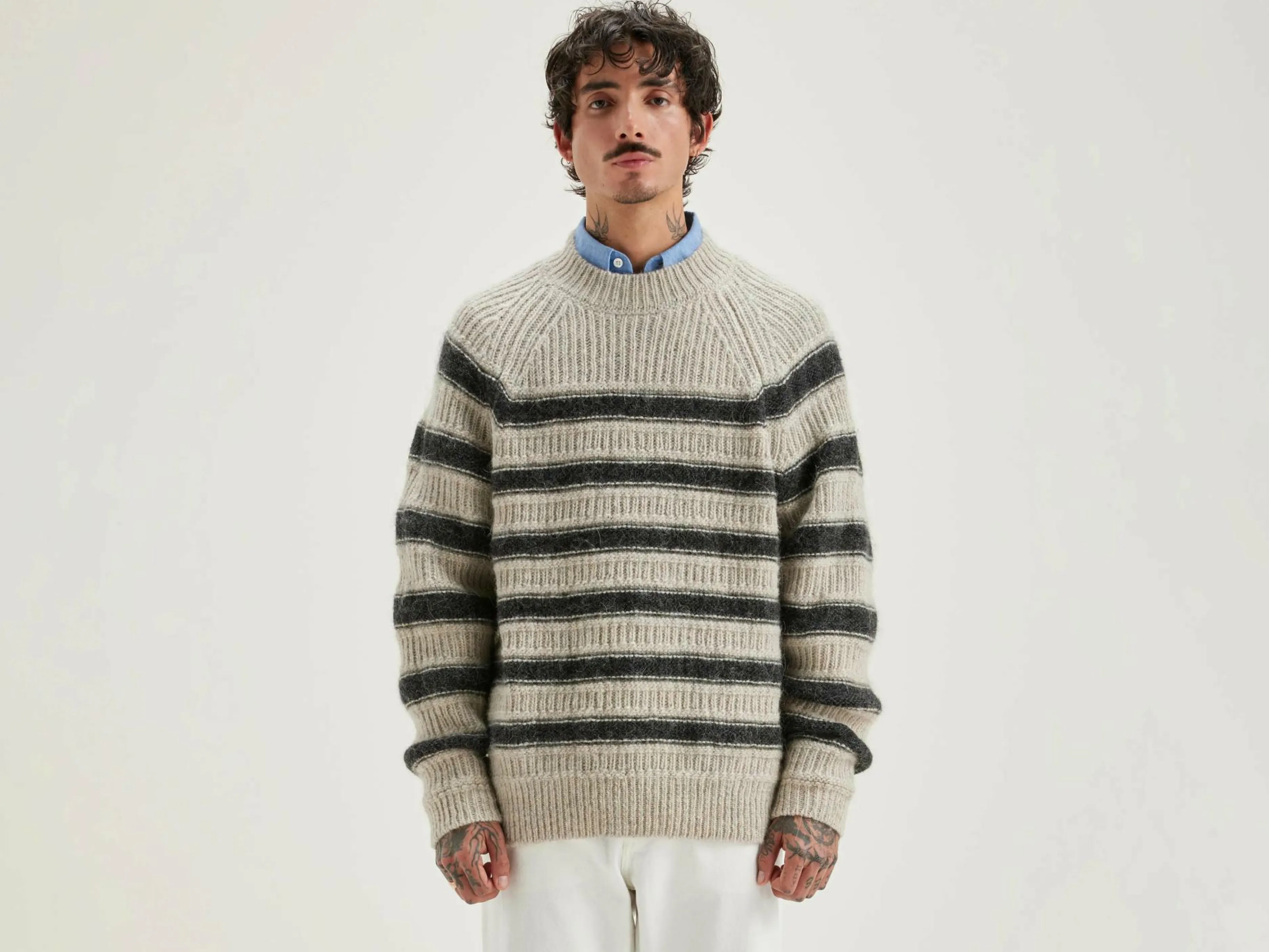 Mailles-Bellerose Pull Col Rond Lidon