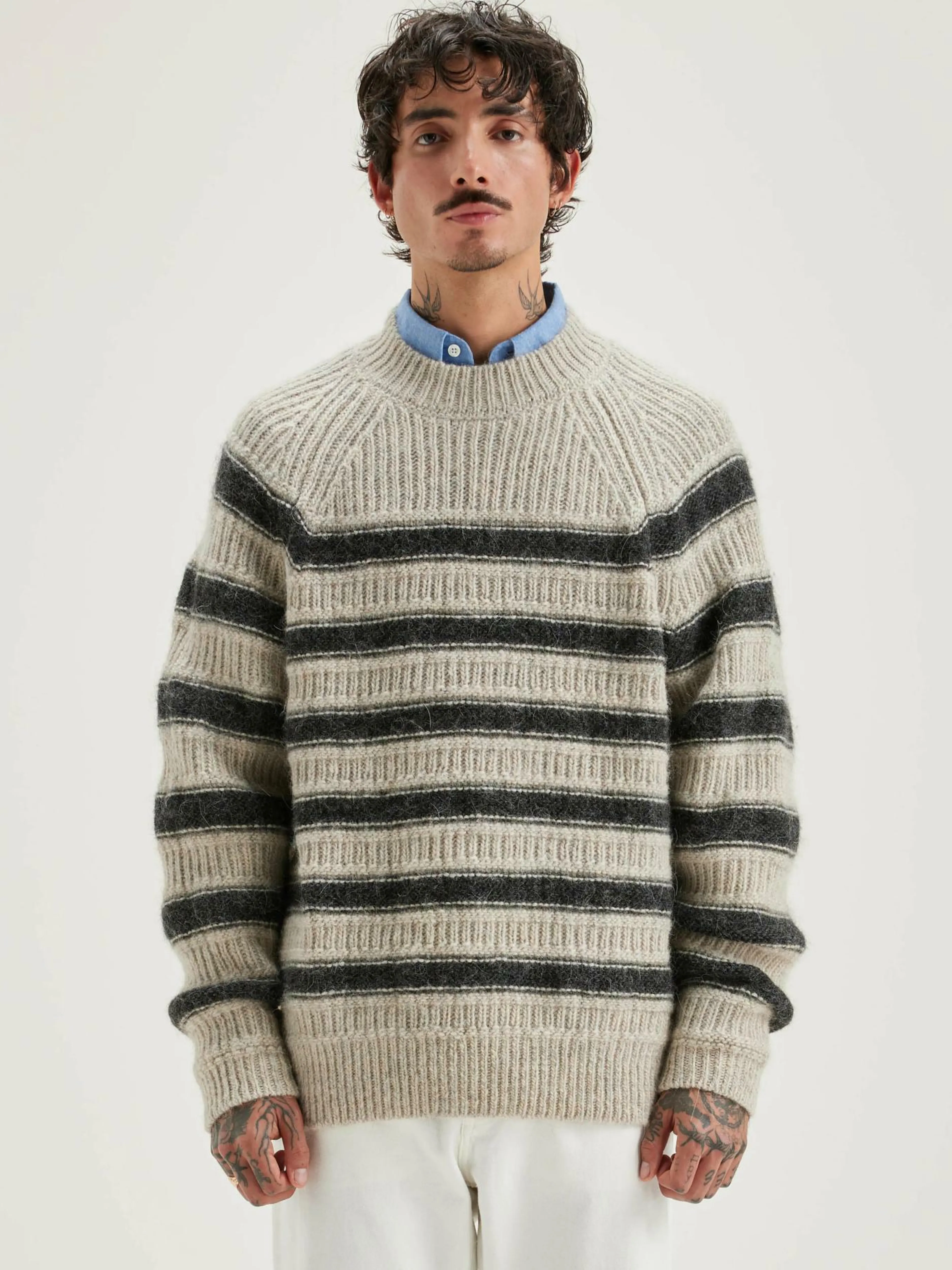 Mailles-Bellerose Pull Col Rond Lidon