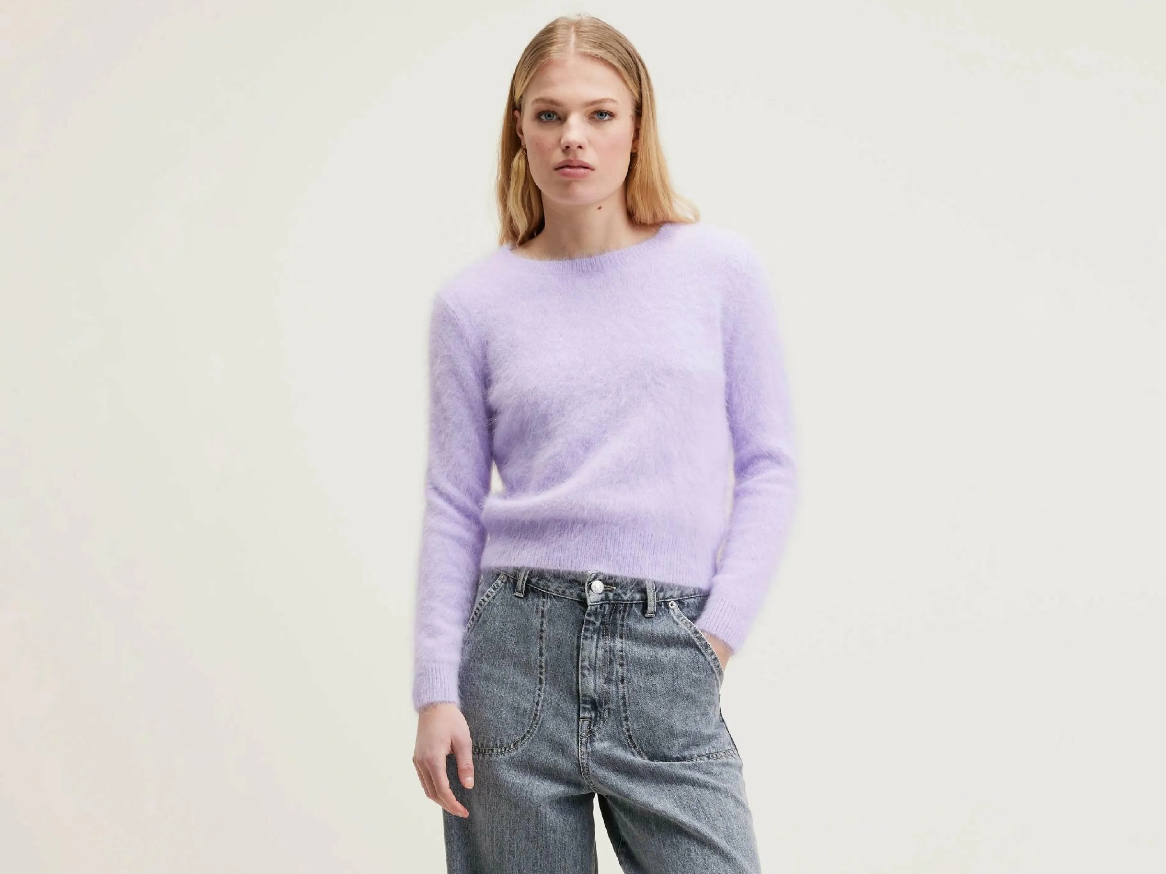 Mailles-Bellerose Pull En Angora Datti Bonbon
