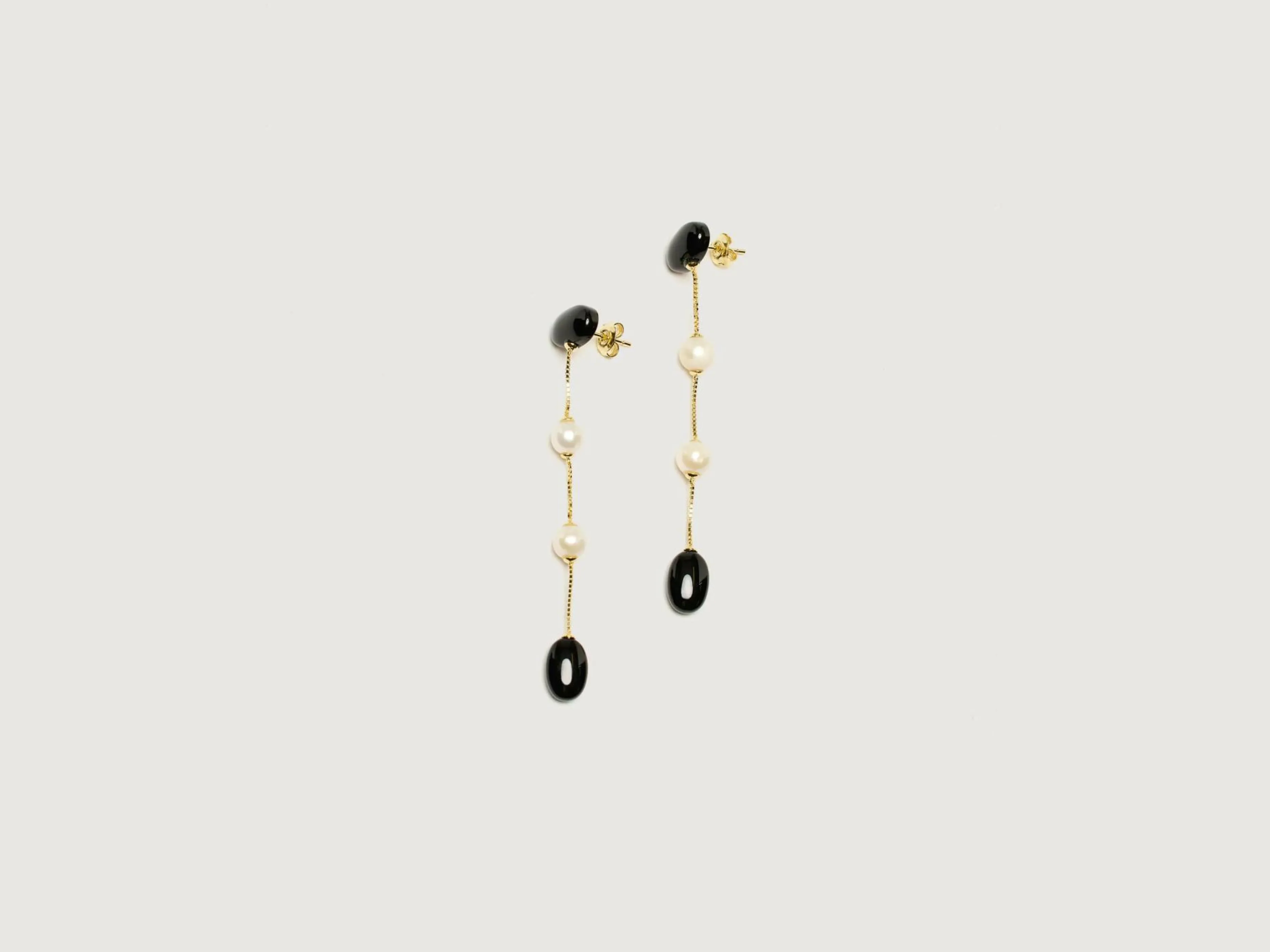 Bijoux-Ragbag studio RAGBAG Longues Boucles D'oreilles Dualism