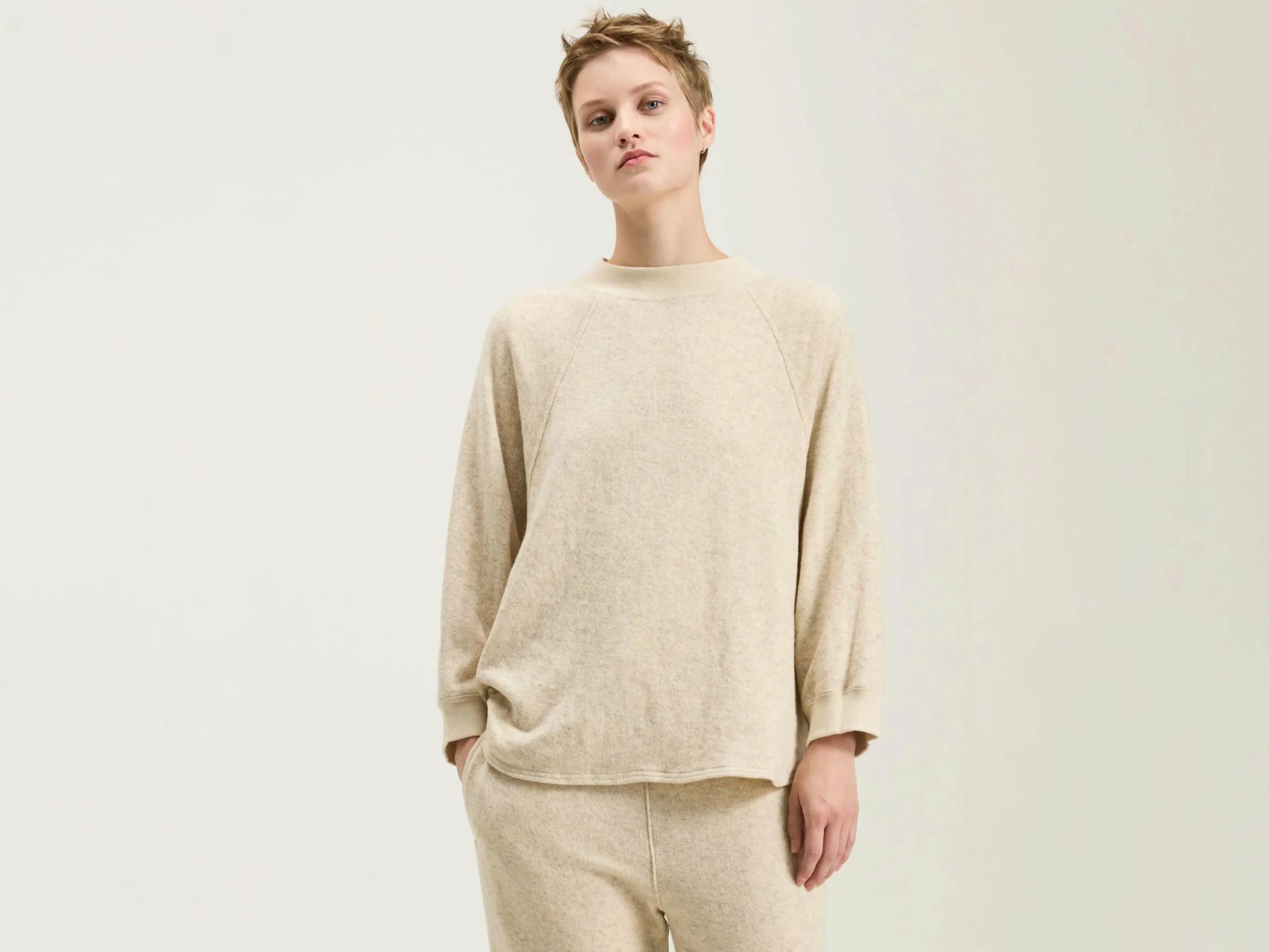 Sweatshirts-Sarahwear T-shirt Smock En Jersey Éco Binding