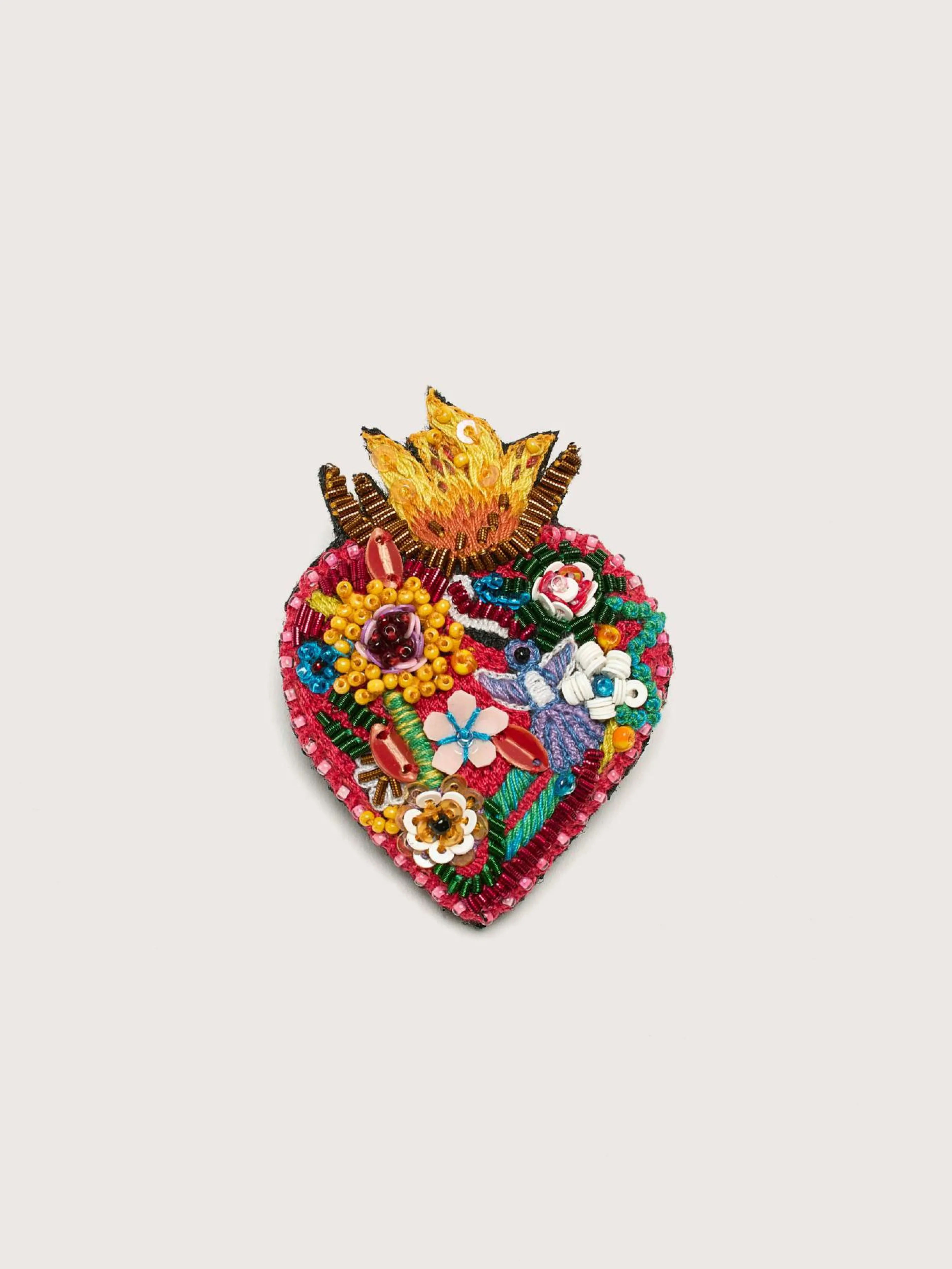 Bijoux-Trovelore Broche Flaming Heart