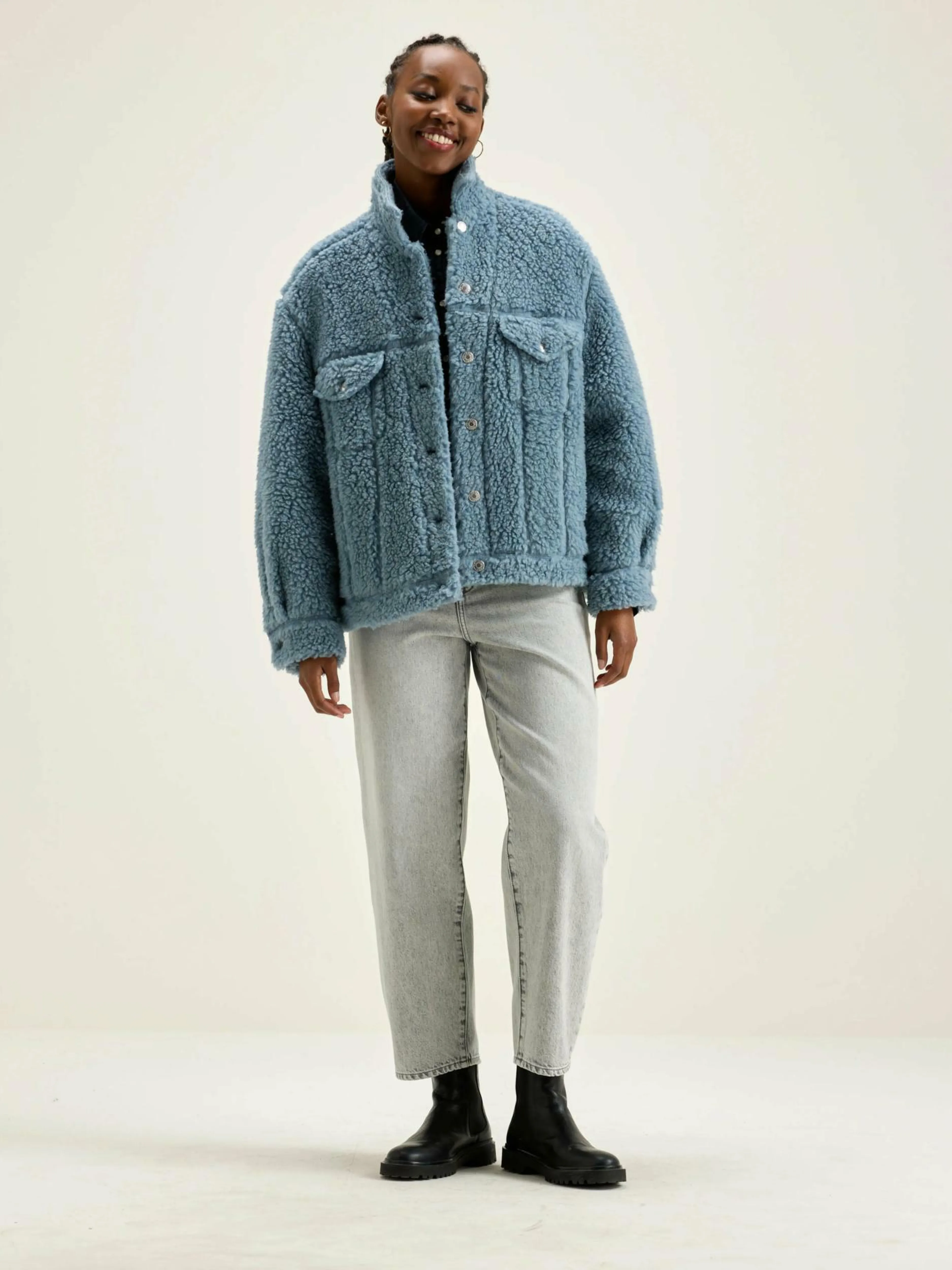Manteaux & Vestes-Bellerose Veste En Teddy Joyce